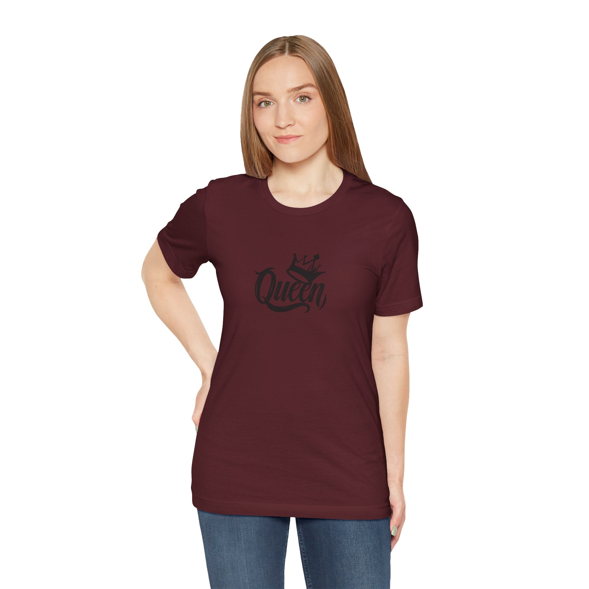 Queen Graphic Tee, Stylish Unisex T-Shirt, Perfect Gift for Her, Casual Wear, Birthday Present, Queen Crown Design