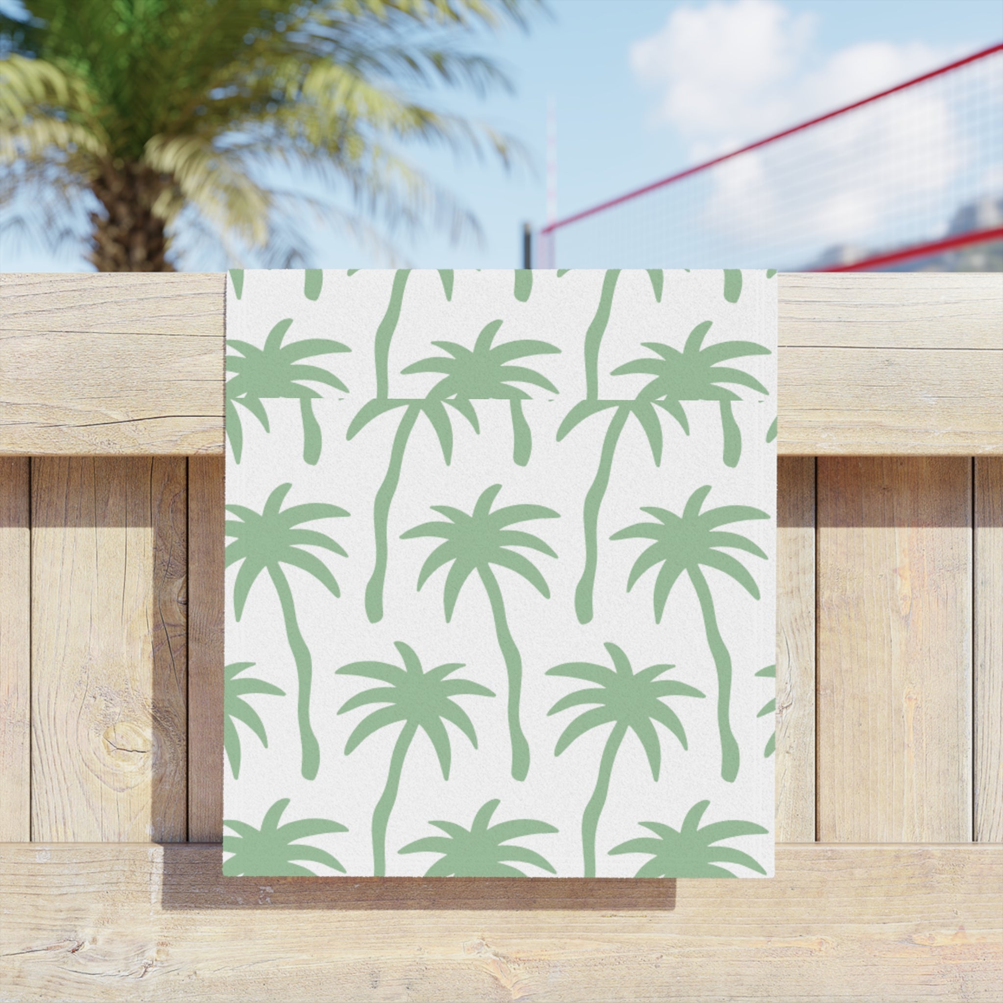 Tropical Palm Beach Towels, Summer Essentials, Poolside Must-Have, Vacation Gear, Gift for Beach Lovers
