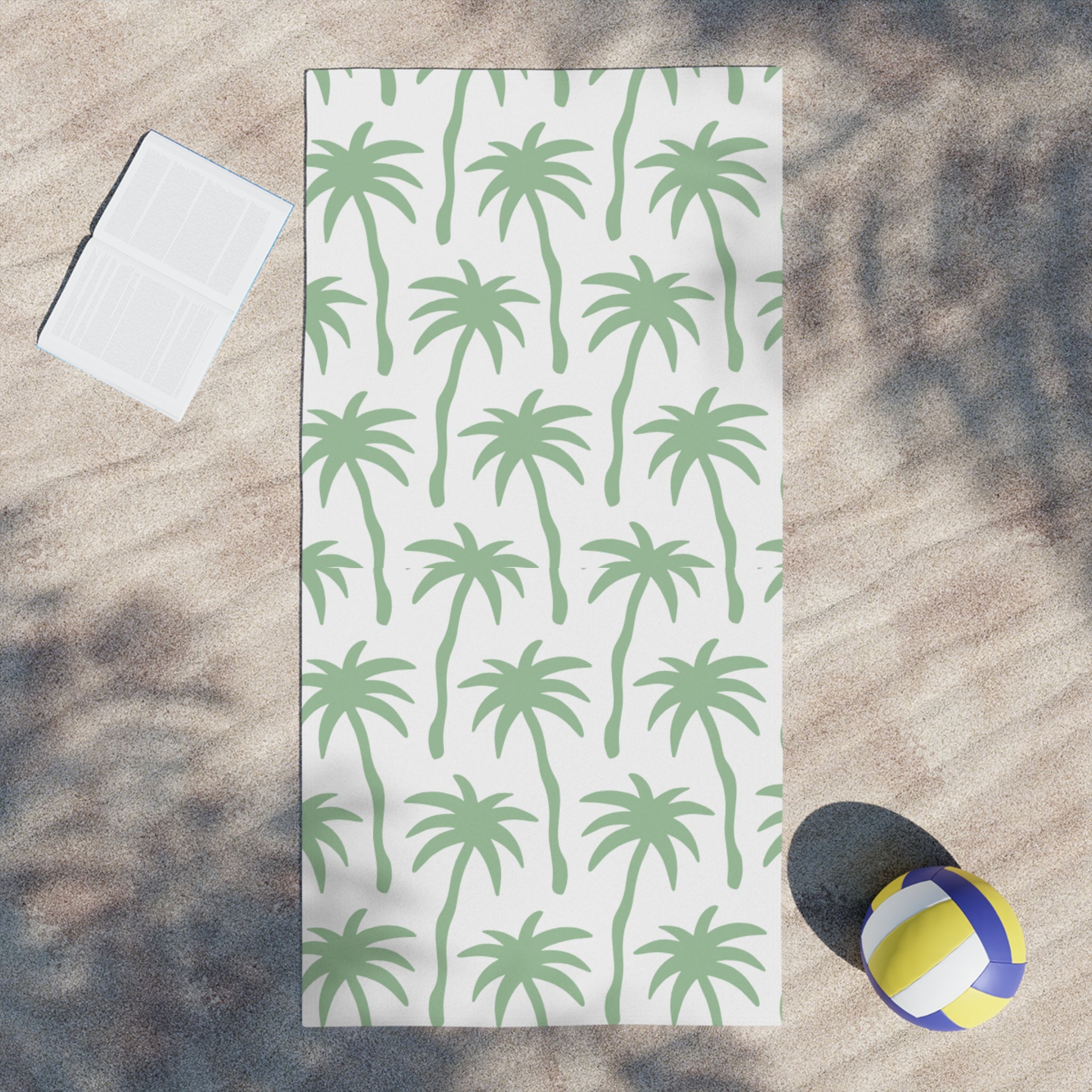 Tropical Palm Beach Towels, Summer Essentials, Poolside Must-Have, Vacation Gear, Gift for Beach Lovers