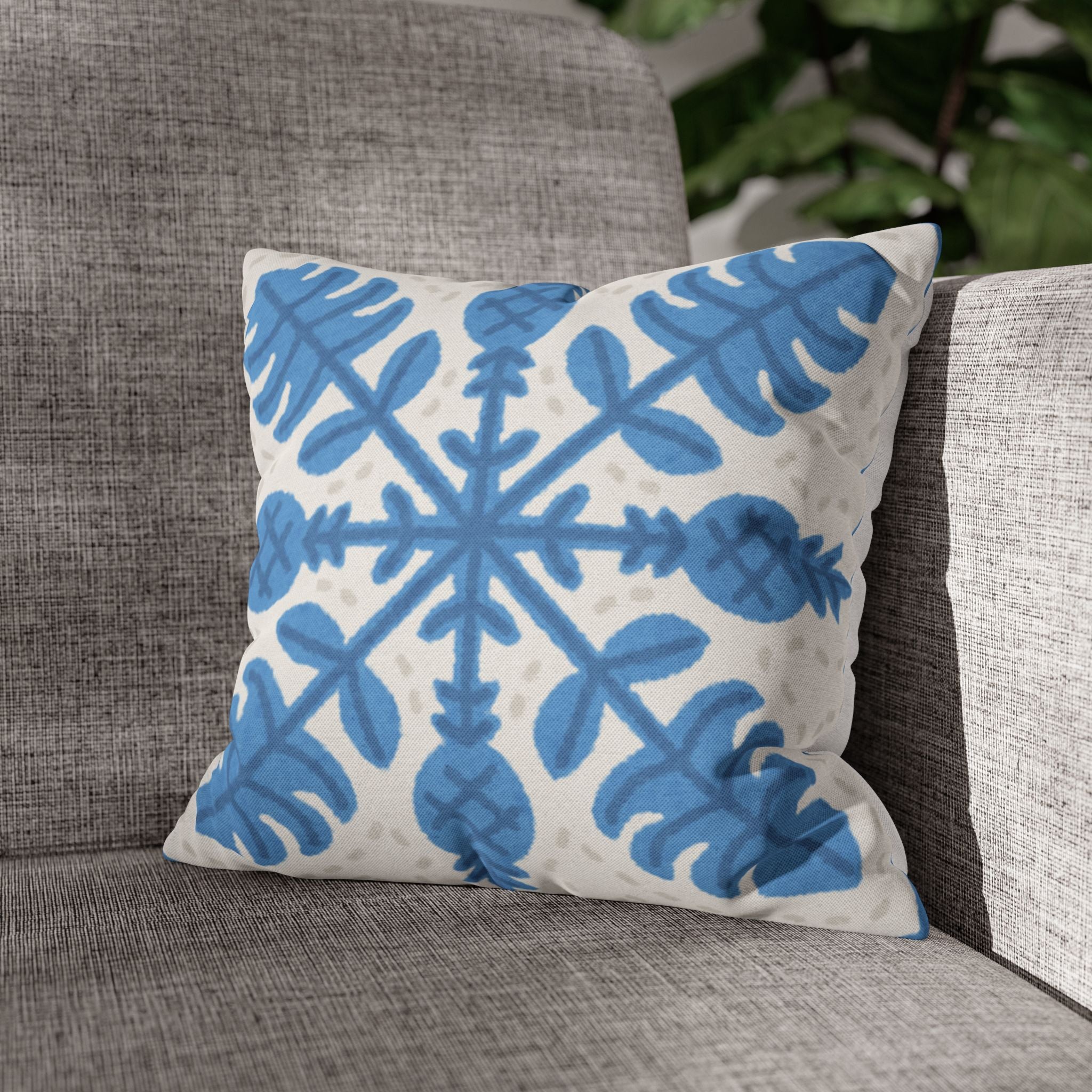 Tropical Vibes Pillowcase: Cozy Decor for Home, Beach House, Family Gatherings, Holiday Gifts, Winter Decor