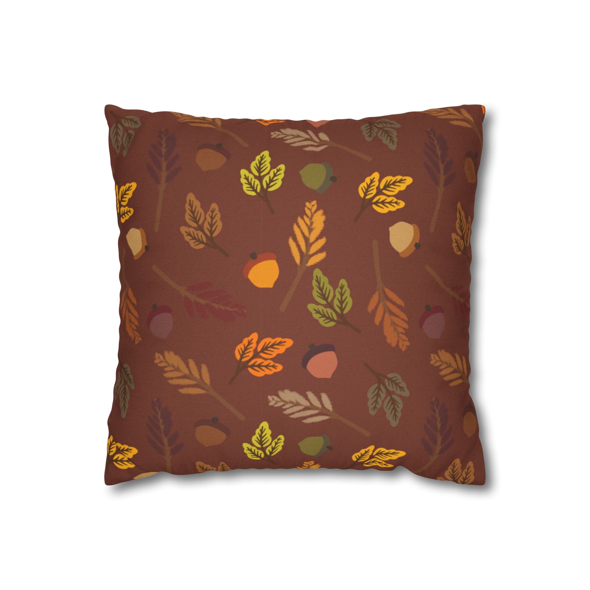 Autumn-Inspired Decorative Pillowcase, Cozy Home Decor, Fall Cushion Cover, Harvest-Themed Pillow