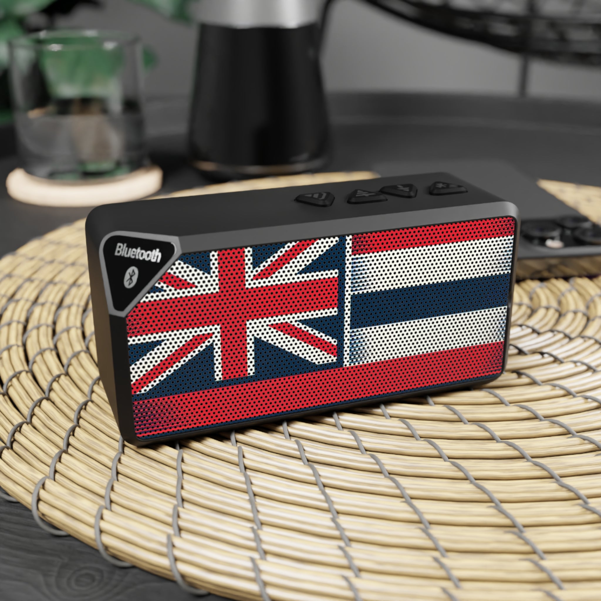 Jabba Bluetooth Speaker | Portable Wireless Speaker, Party Speaker, Outdoor Music, Gift for Music Lovers, Flag Design