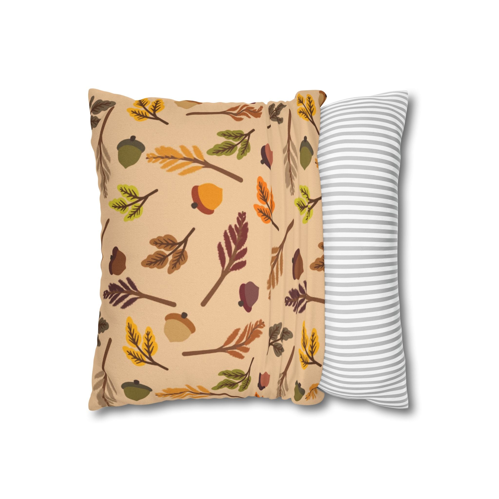 Autumn-Inspired Decorative Pillowcase, Cozy Home Decor, Fall Cushion Cover, Harvest-Themed Pillow