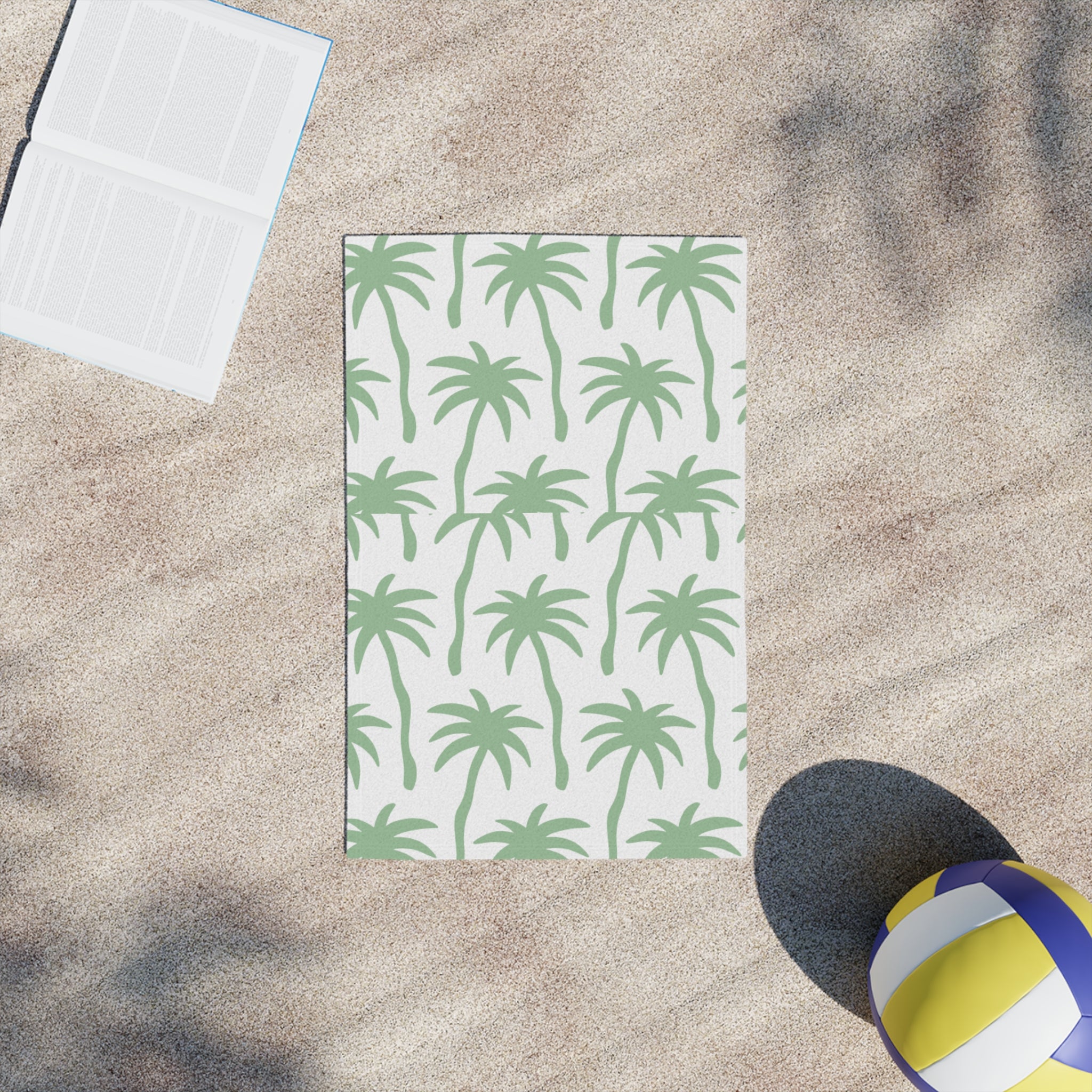 Tropical Palm Beach Towels, Summer Essentials, Poolside Must-Have, Vacation Gear, Gift for Beach Lovers