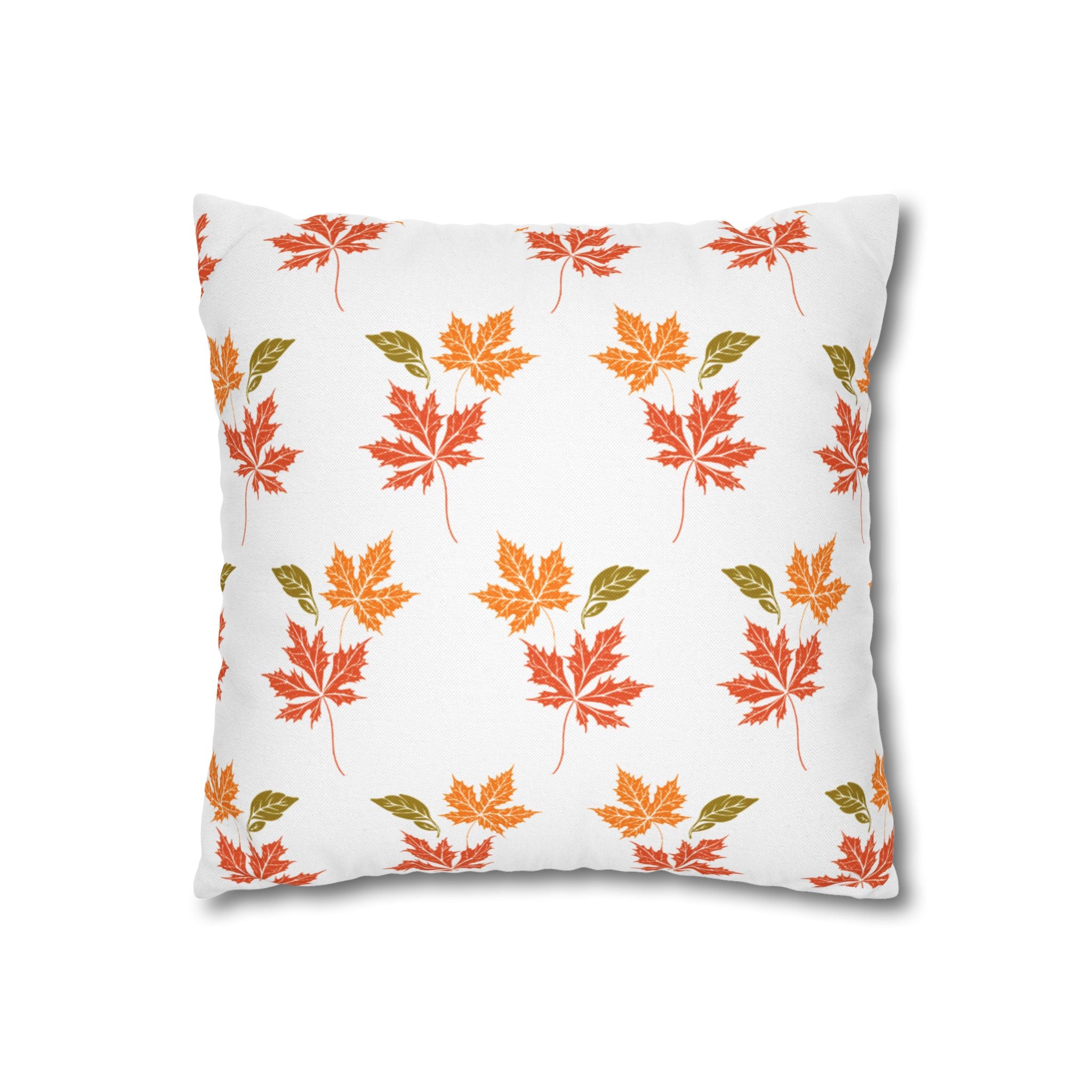 Autumn Leaf Decor Pillowcase, Hello Fall Cushion Cover, Cozy Home Accents, Seasonal Pillow for Fall Decor, Thanksgiving Gift Idea