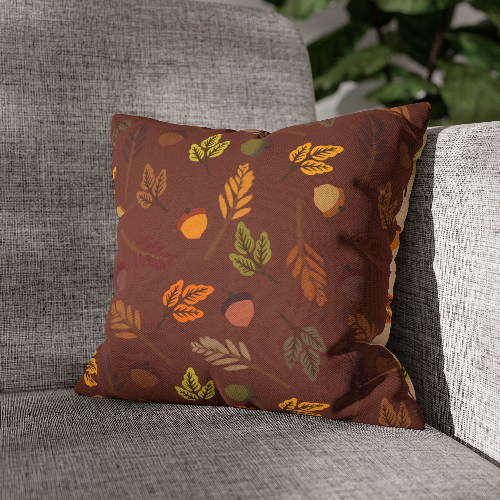 Autumn-Inspired Decorative Pillowcase, Cozy Home Decor, Fall Cushion Cover, Harvest-Themed Pillow