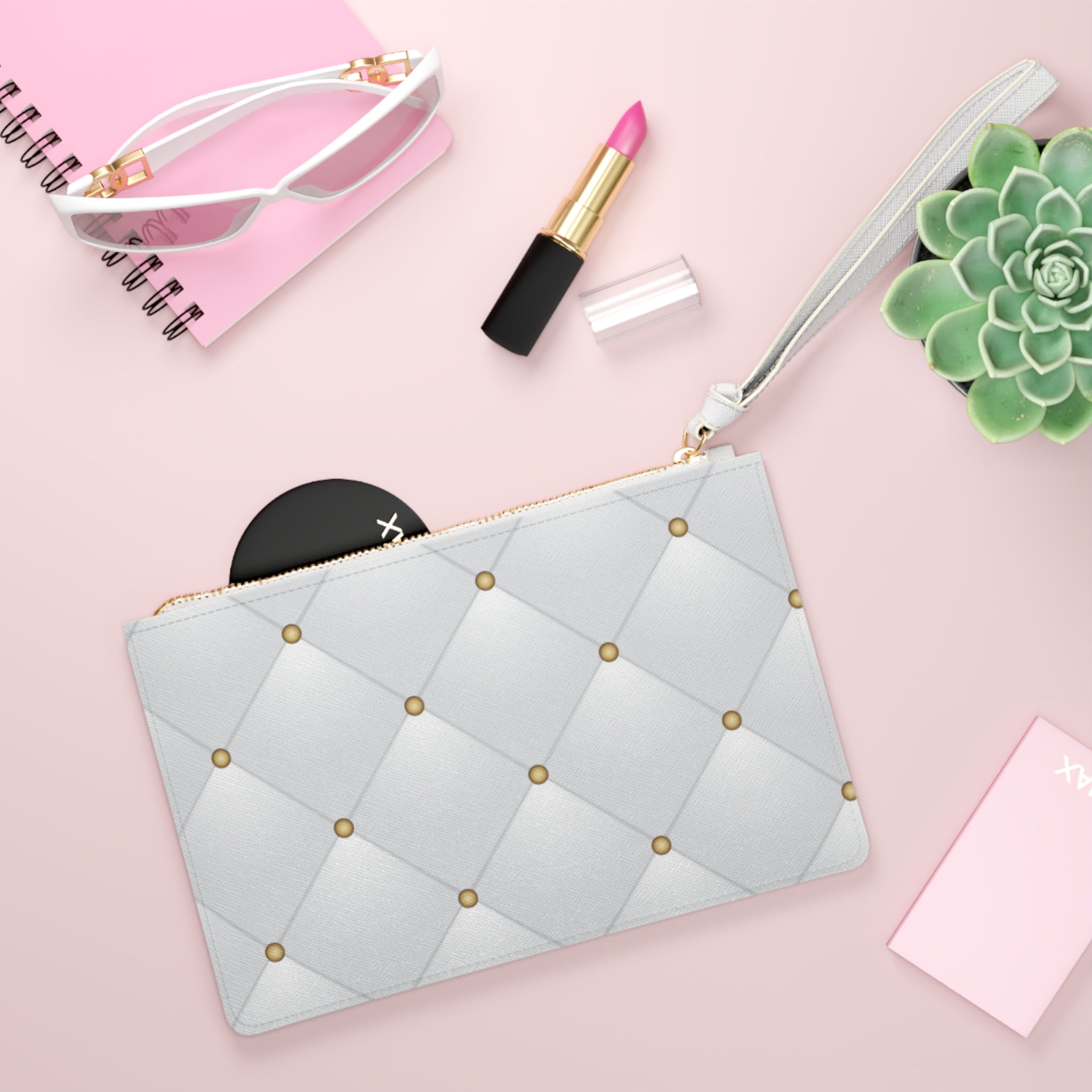 Elegant Quilted Clutch Bag | Versatile Purse for Night Out, Wedding, Party, Gift