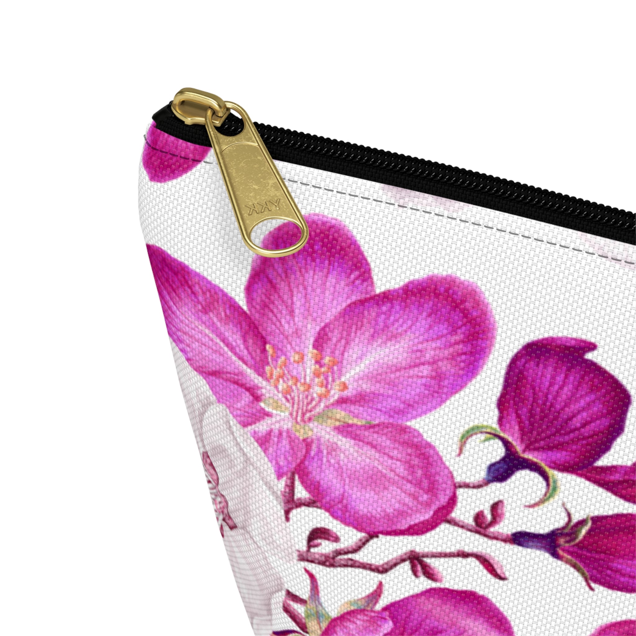 Floral Accessory Pouch | Makeup Bag, Travel Organizer, Gift for Her, Spring Accessories, Pink Flower Pouch