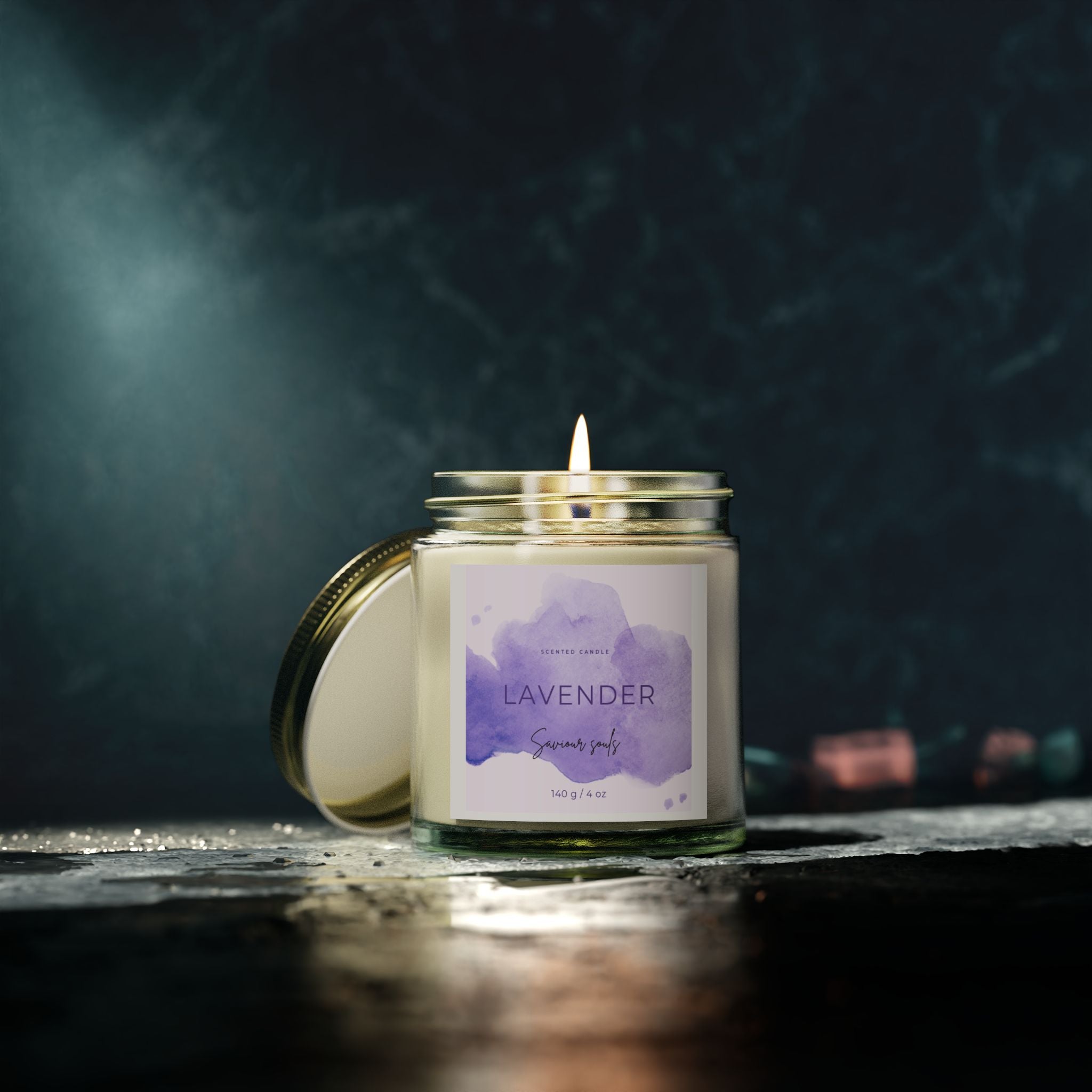 Lavender Scented Candles, Relaxing Atmosphere, Gifts for Spa Lovers, Home Decor, Aromatherapy