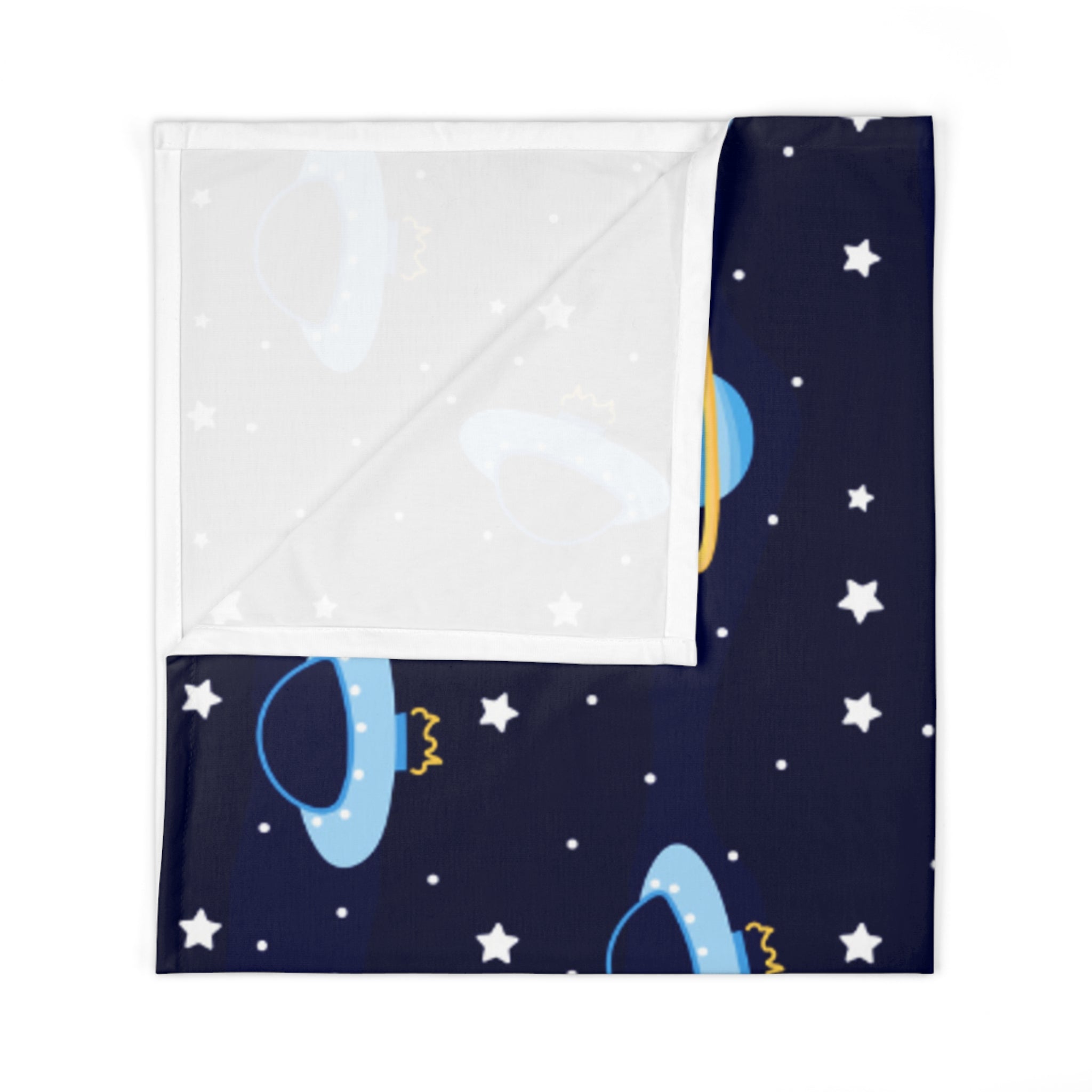 Galactic Baby Swaddle Blanket | Cozy Space-Themed Infant Wrap, Astronaut Gifts, Nursery Decor, Baby Shower Present, Soft Cuddle Blanket