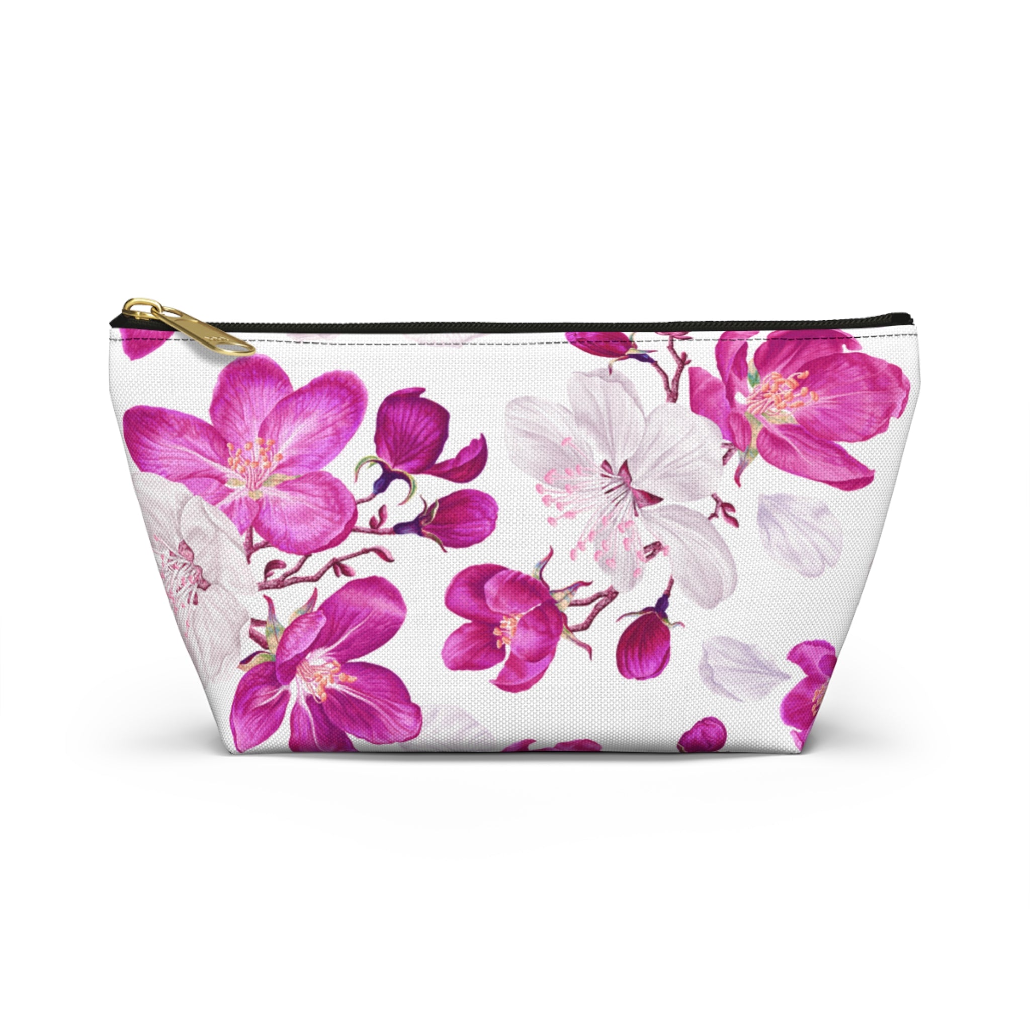 Floral Accessory Pouch | Makeup Bag, Travel Organizer, Gift for Her, Spring Accessories, Pink Flower Pouch