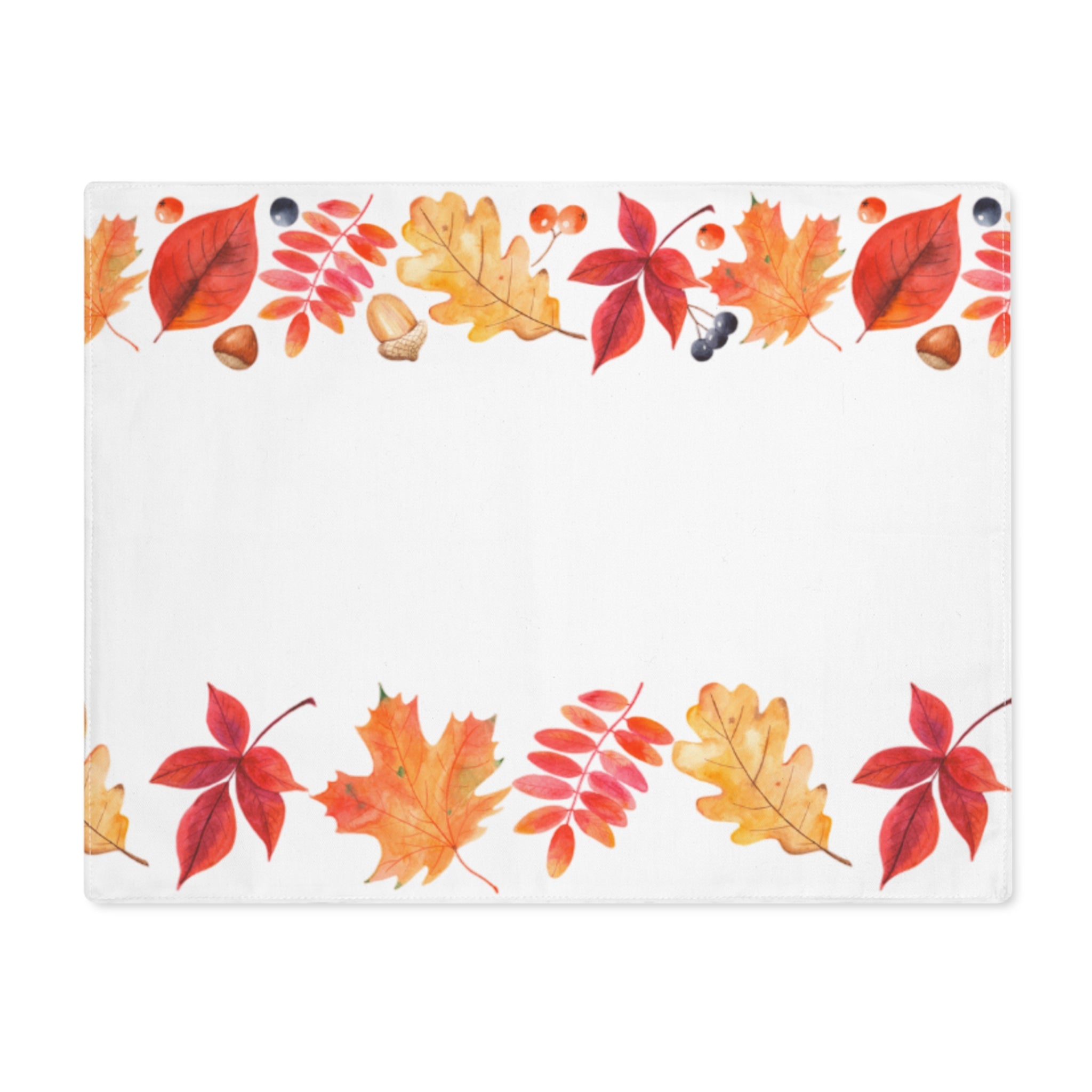 Autumn Leaves Placemat, Fall Table Decor, Seasonal Dining Mat, Thanksgiving Tableware, Harvest Home Accessory, Cozy Kitchen Decoration