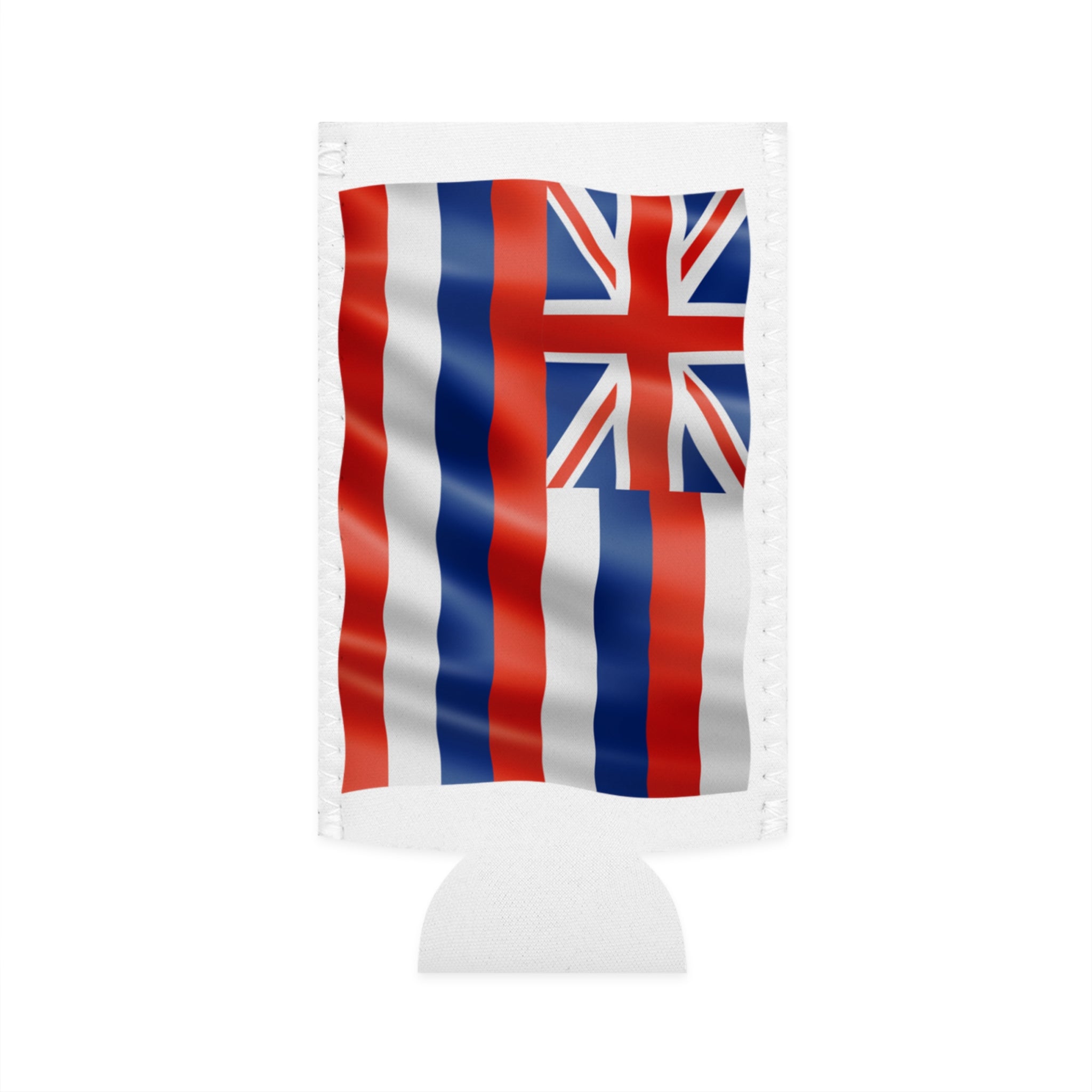 Hawaiian Slim Can Cooler - Perfect for Beach Days, BBQs, and Parties, Unique Gifts, Tropical Vibe