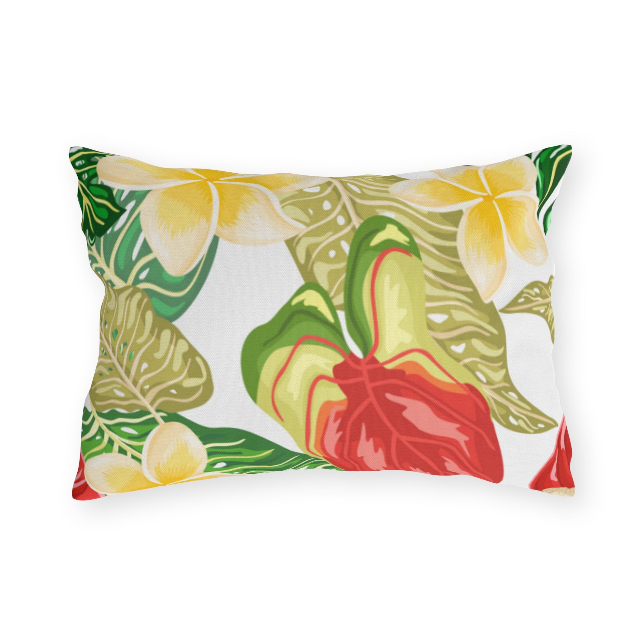 Vibrant Tropical Outdoor Pillows, Garden Decor, Summer Vibes, Patio Cushion, Nature Lover Gift, Outdoor Living Accents