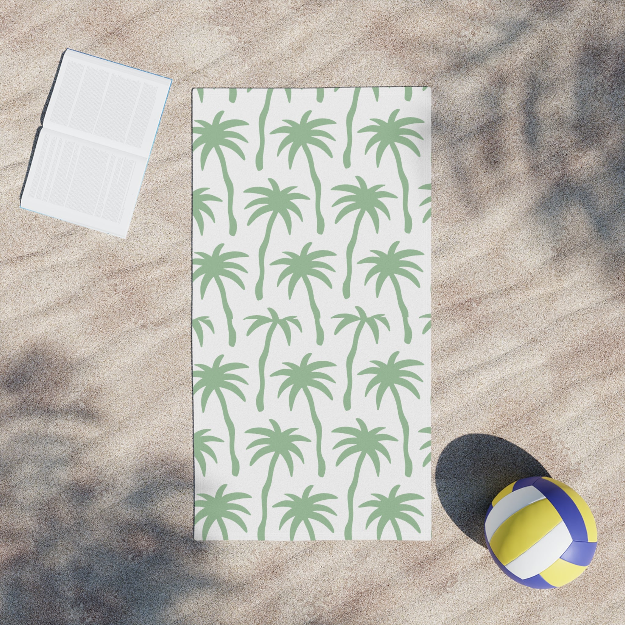 Tropical Palm Beach Towels, Summer Essentials, Poolside Must-Have, Vacation Gear, Gift for Beach Lovers