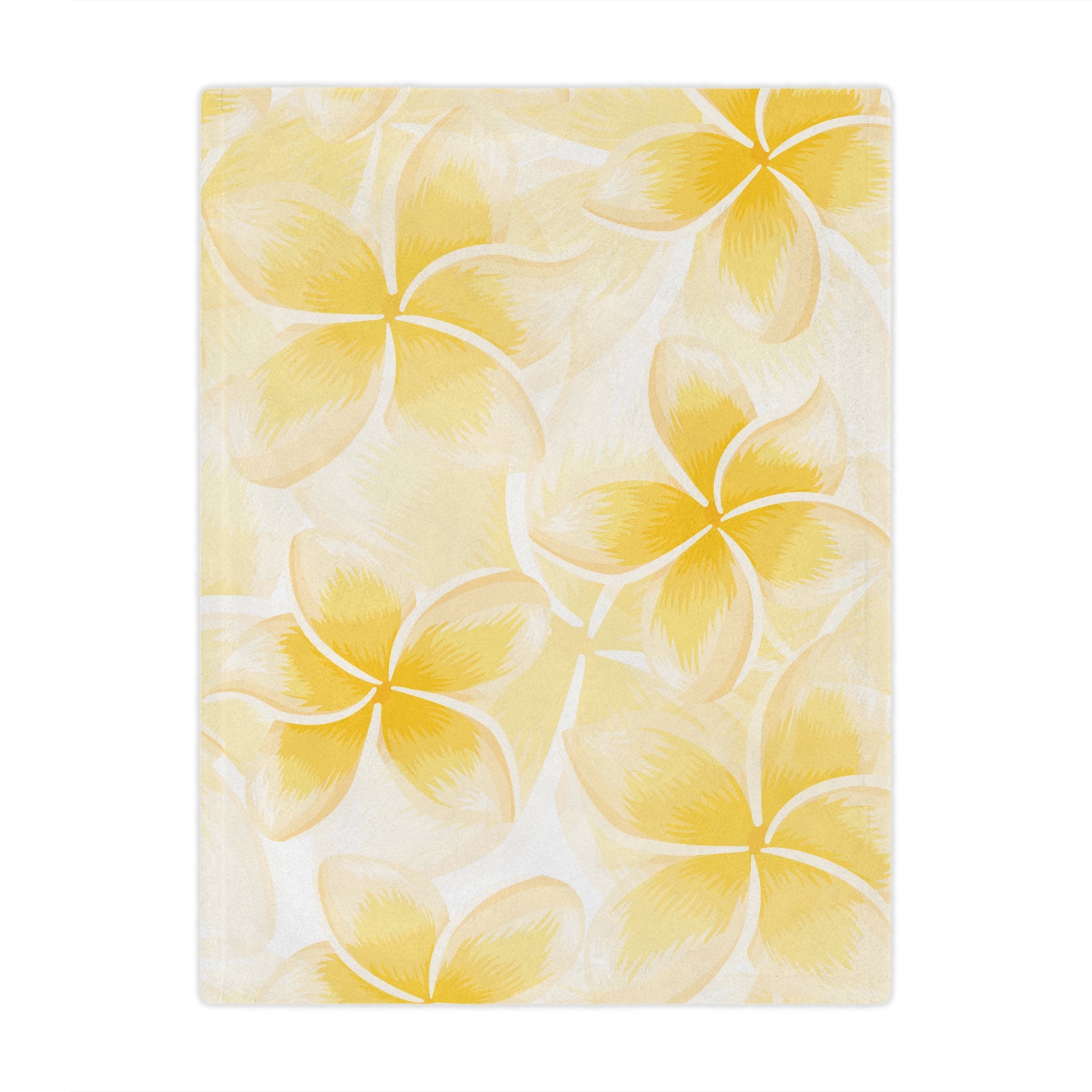 Sunny Floral Velveteen Blanket | Cozy Home Decor, Gift for Her, Summer Vibes, Lounge Throw, Baby Shower Essentials