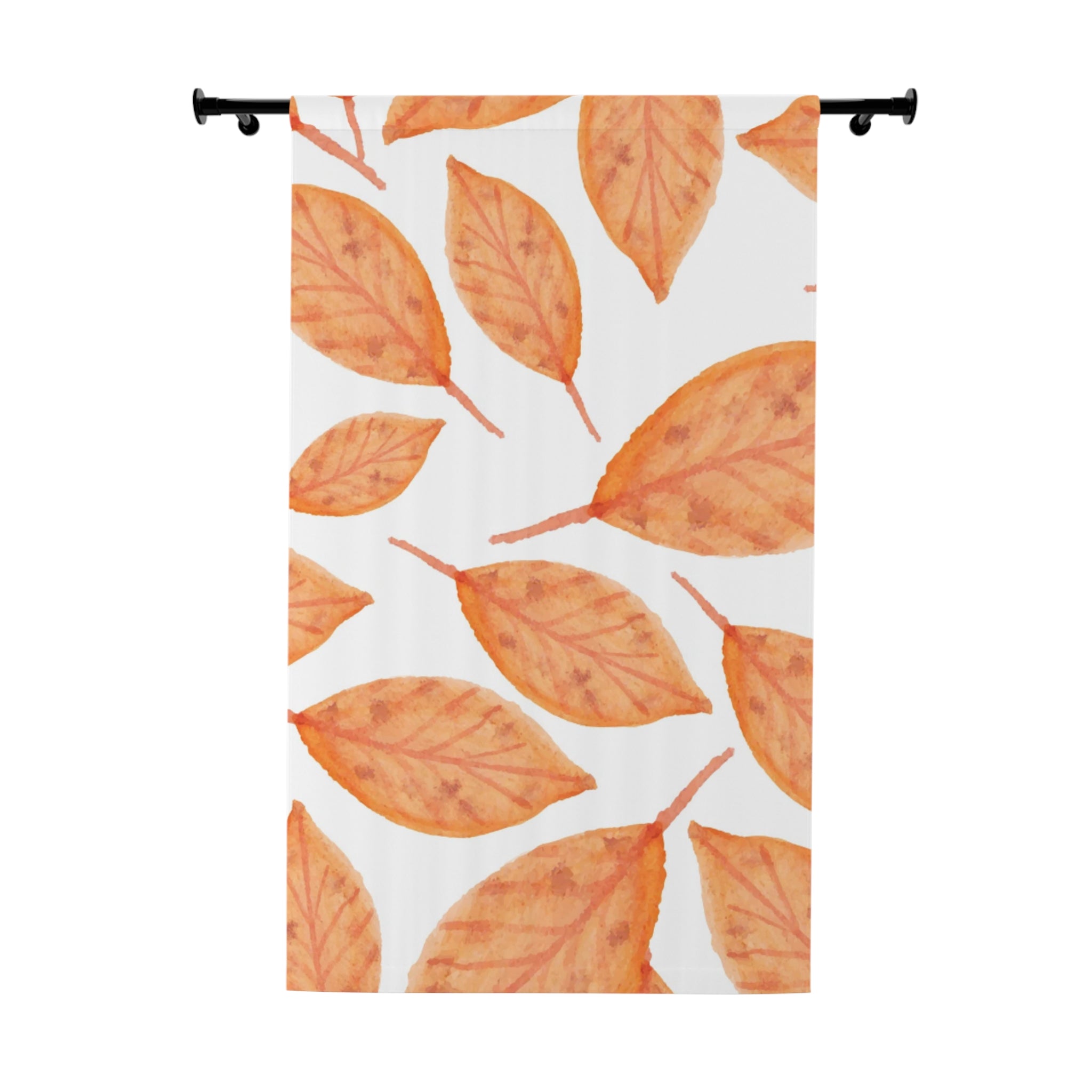 Autumn Leaves Window Curtain, Fall Decor, Home Aesthetic, Living Room Accessory, Seasonal Home Textile