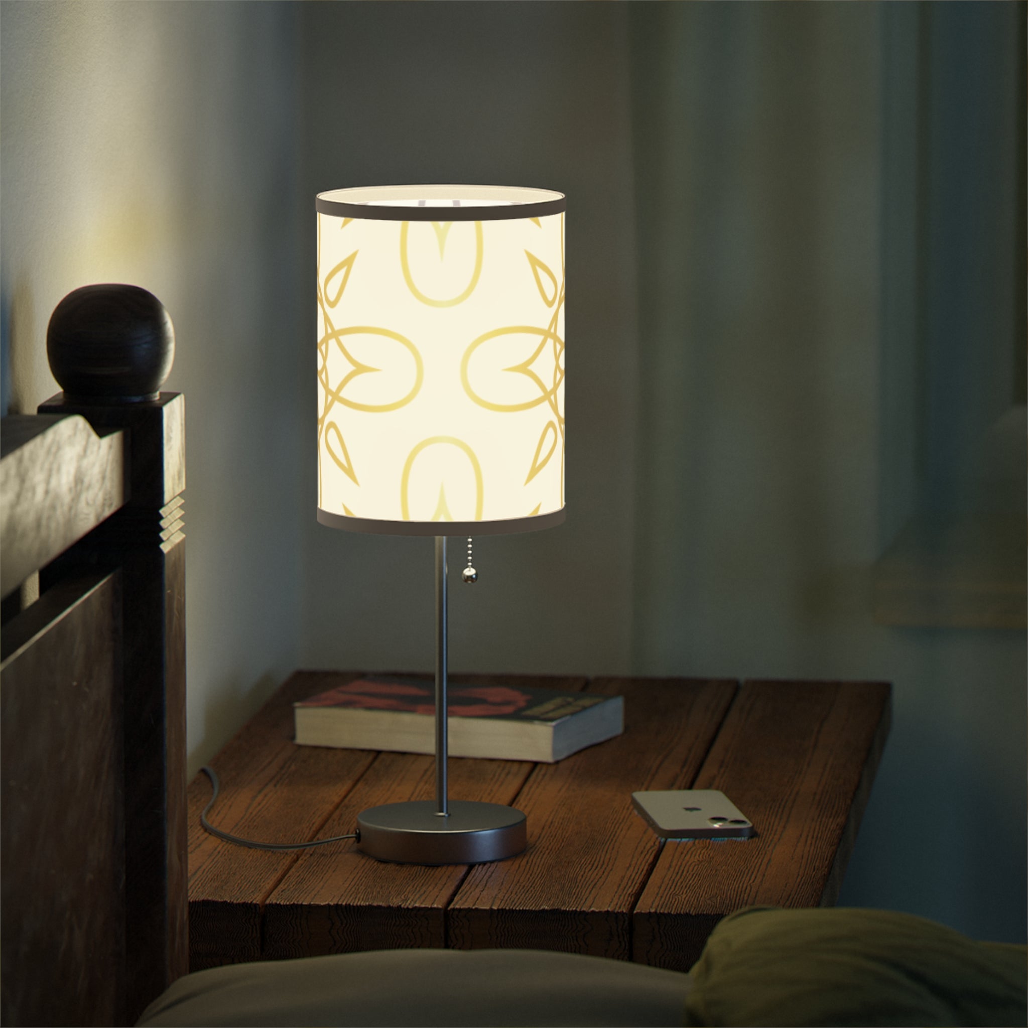 Elegant Floral Table Lamp, Modern Home Decor, Bedroom Nightlight, Stylish Gift, Office Lighting, Unique Design