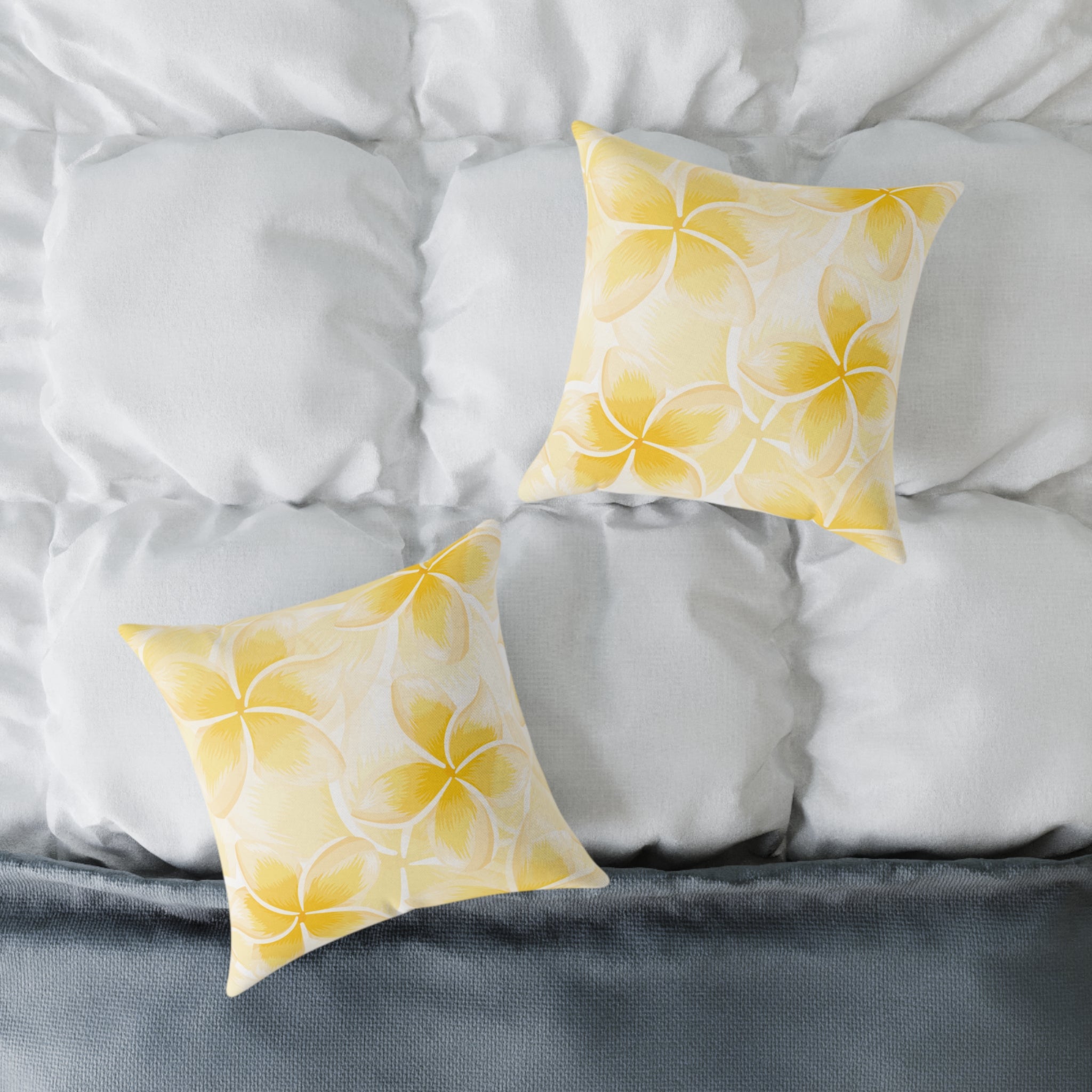 Bright Floral Decorative Pillow, Cozy Home Accent, Gift for Her, Summer Vibes, Living Room Decor, Soft Cushion
