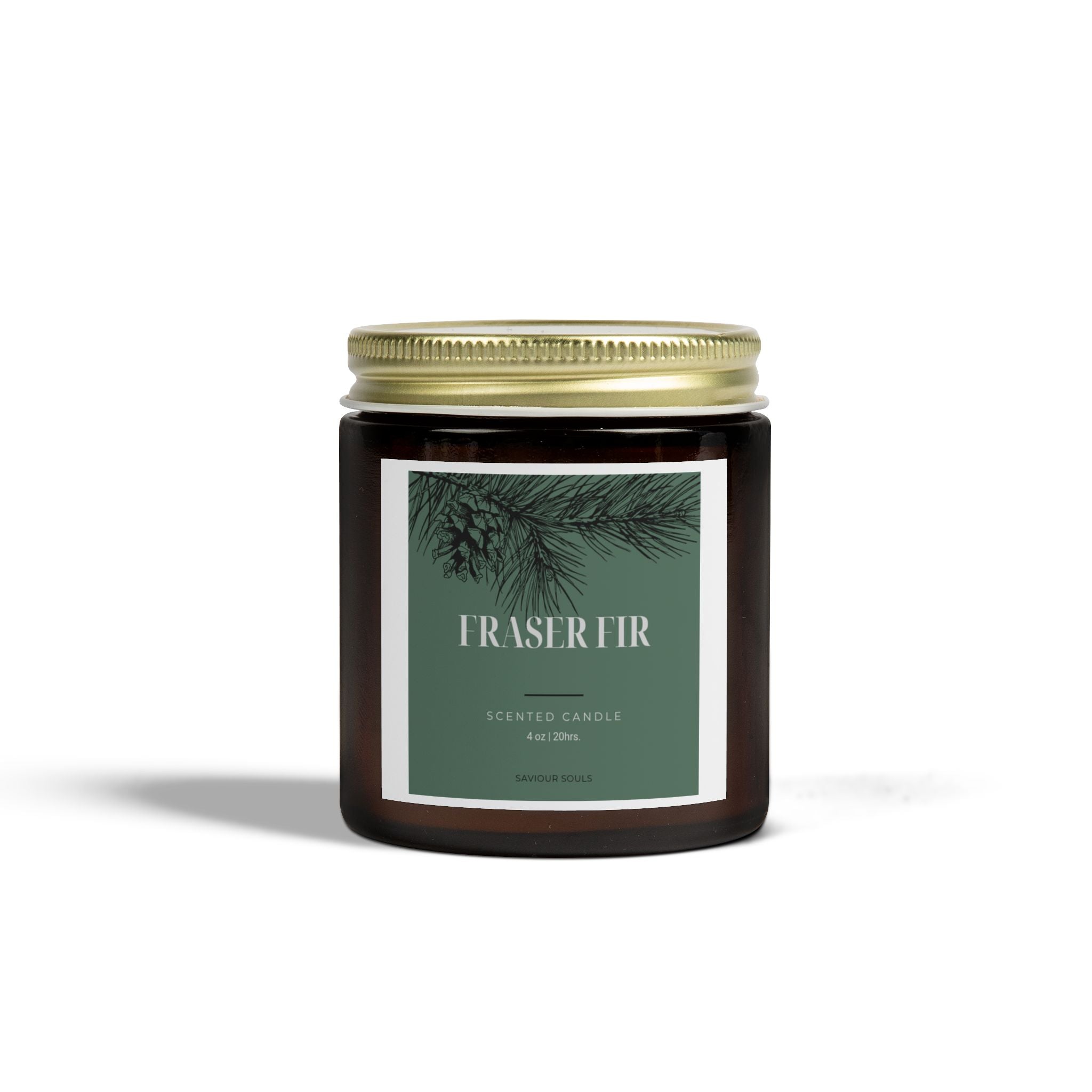 Fraser Fir Scented Candle - Aromatic Gift, Eco-Friendly Home Decor, Cozy Atmosphere, Relaxation, Holiday Candle, Home Fragrance