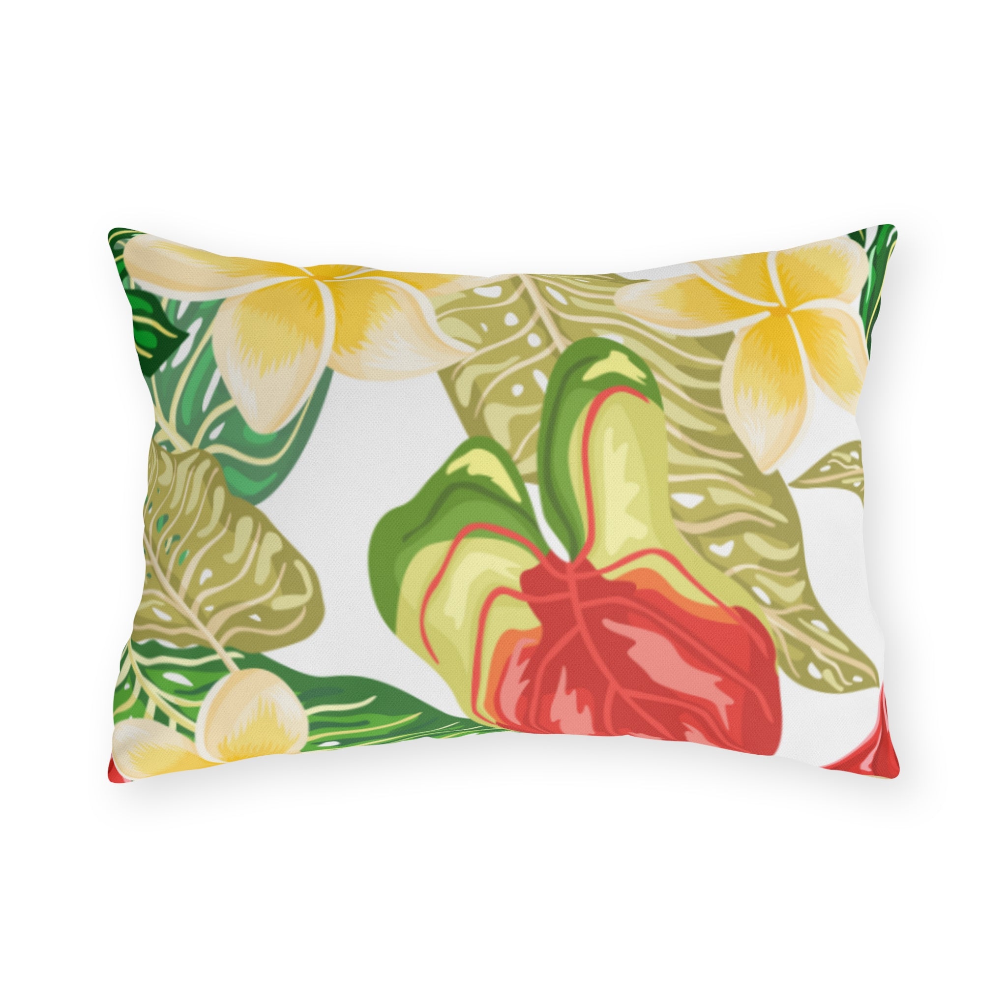 Vibrant Tropical Outdoor Pillows, Garden Decor, Summer Vibes, Patio Cushion, Nature Lover Gift, Outdoor Living Accents
