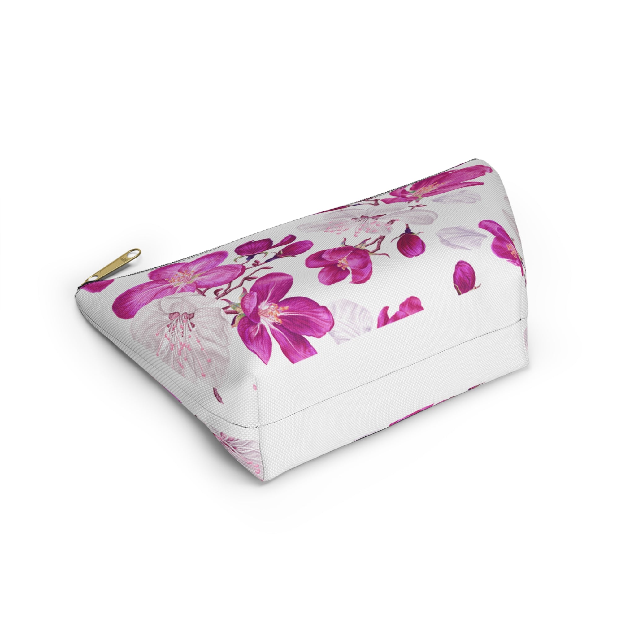 Floral Accessory Pouch | Makeup Bag, Travel Organizer, Gift for Her, Spring Accessories, Pink Flower Pouch