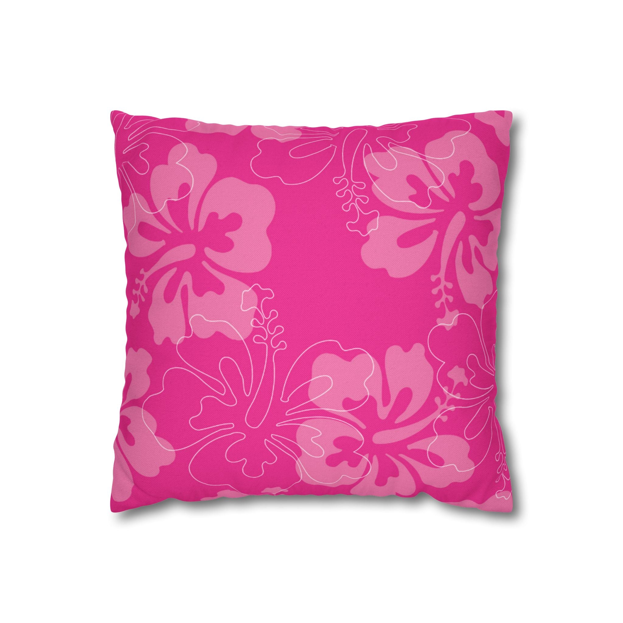 Vibrant Floral Pillowcase - Tropical Decor, Summer Vibes, Cozy Home, Gift for Her, Colorful Cushion Cover