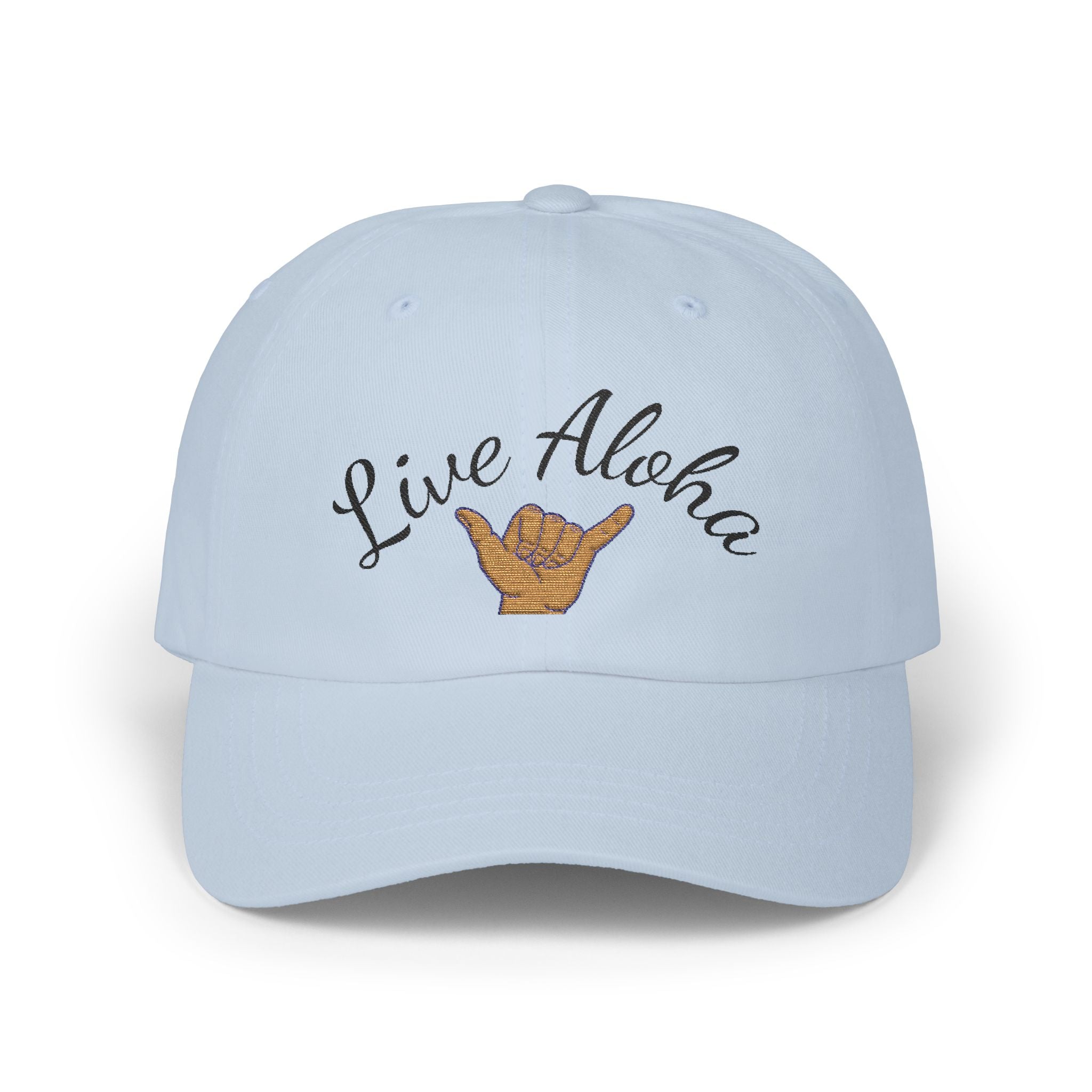Live Aloha Classic Dad Cap - Beach Vibes, Casual Style, Outdoor Adventures, Gift for Dad, Summer Sunshine