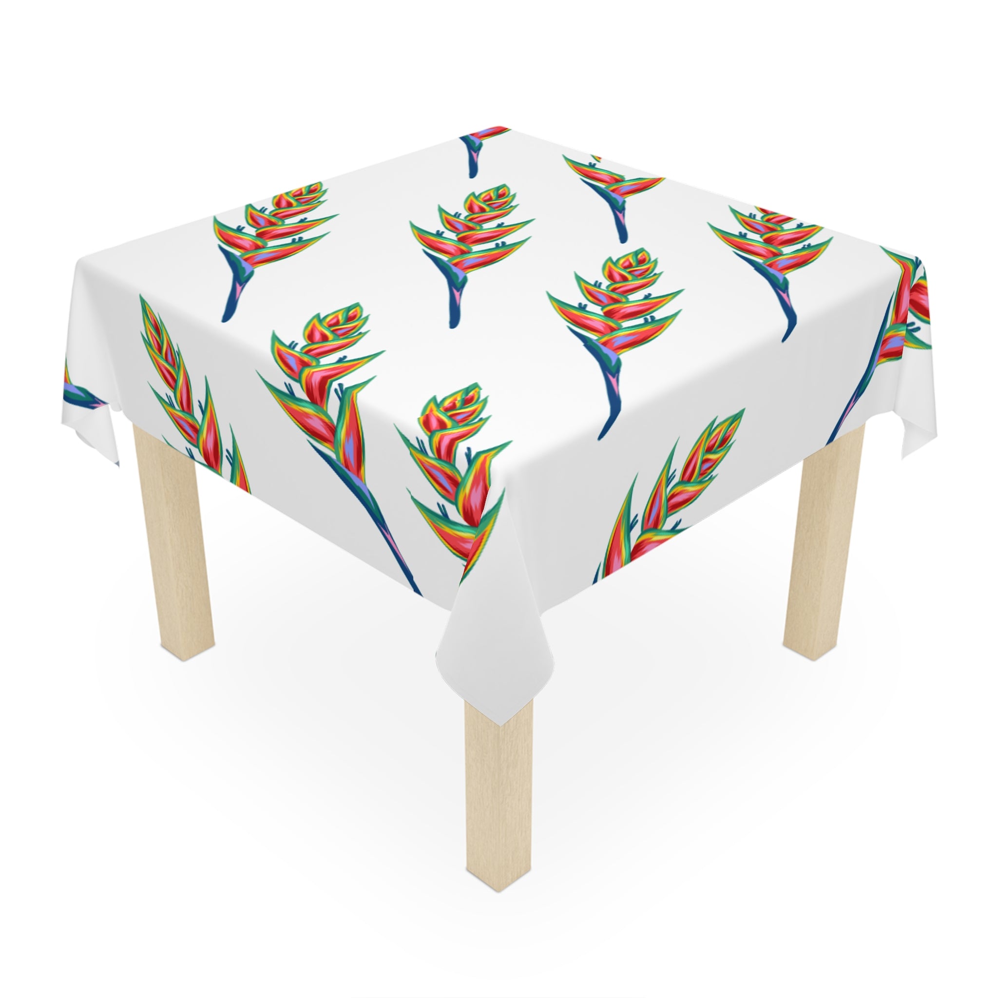 Vibrant Floral Tablecloth, Tropical Decor, Boho Home Accents, Summer Parties, Holiday Dining, Garden Gatherings