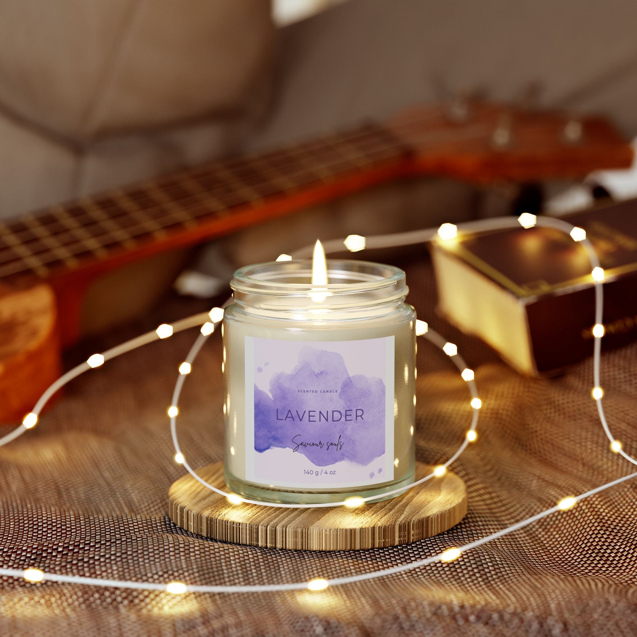 Lavender Scented Candles, Relaxing Atmosphere, Gifts for Spa Lovers, Home Decor, Aromatherapy