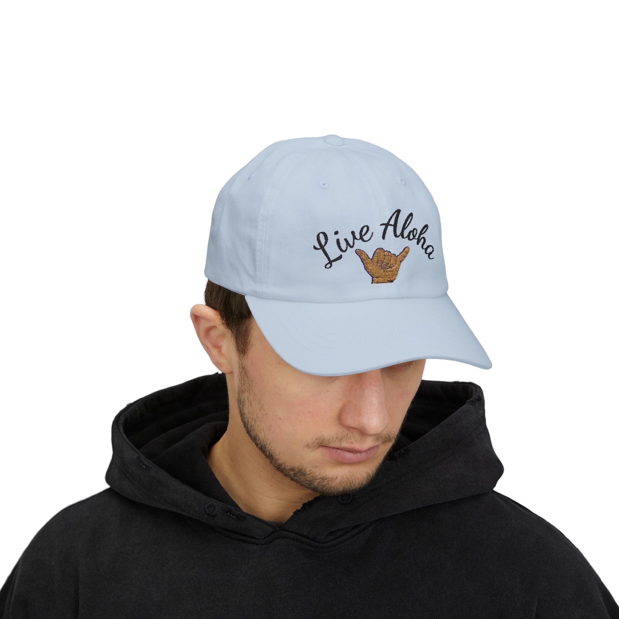 Live Aloha Classic Dad Cap - Beach Vibes, Casual Style, Outdoor Adventures, Gift for Dad, Summer Sunshine