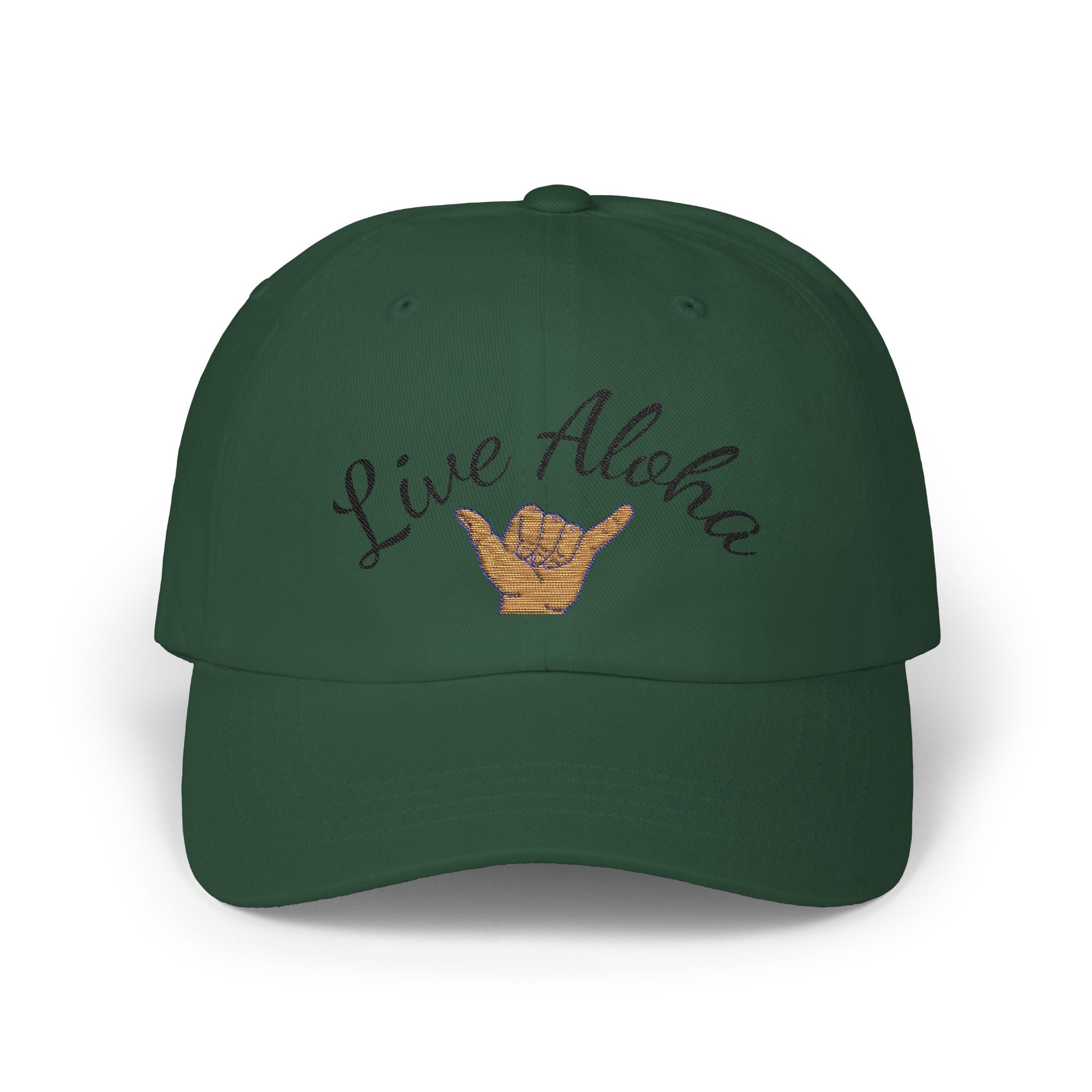 Live Aloha Classic Dad Cap - Beach Vibes, Casual Style, Outdoor Adventures, Gift for Dad, Summer Sunshine