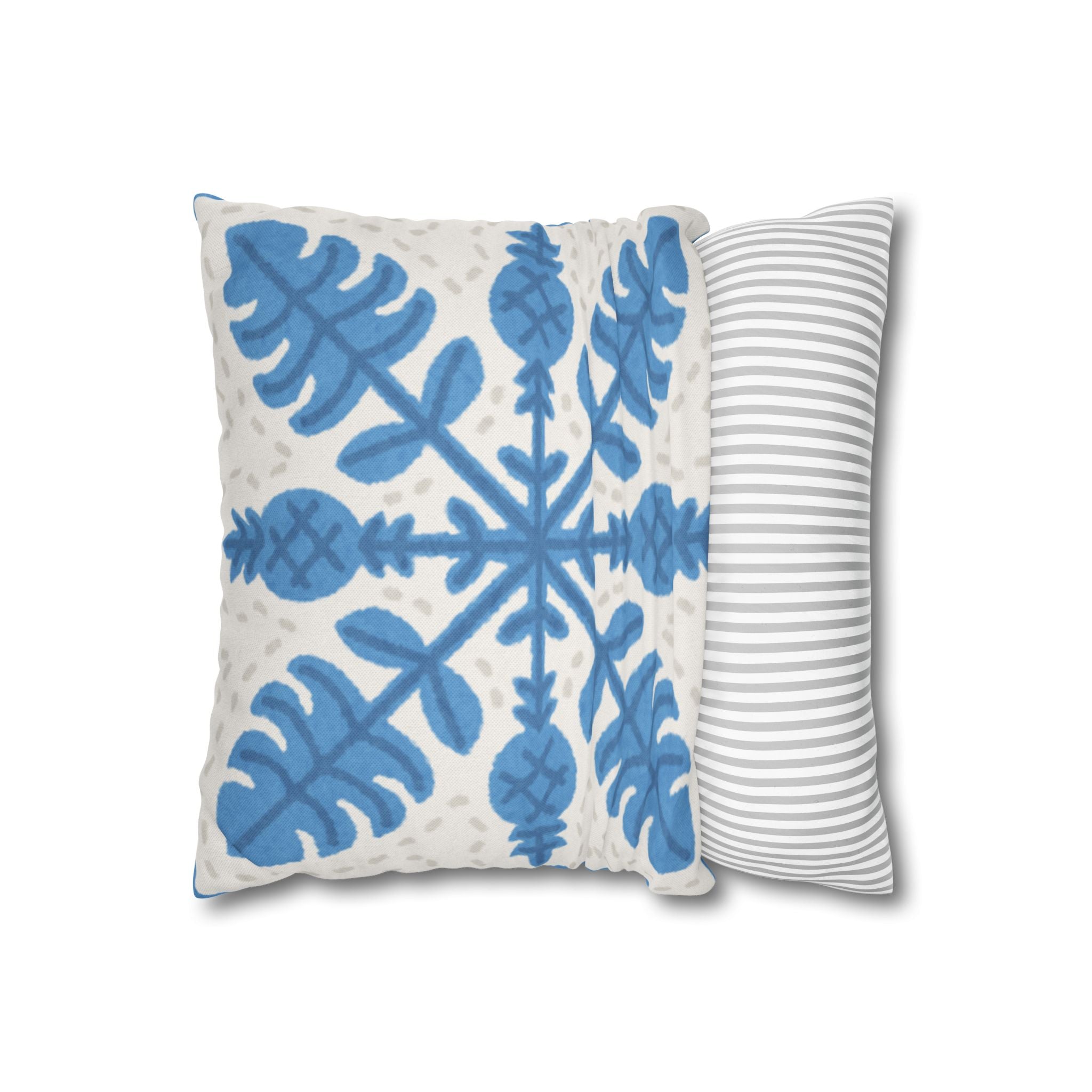 Tropical Vibes Pillowcase: Cozy Decor for Home, Beach House, Family Gatherings, Holiday Gifts, Winter Decor