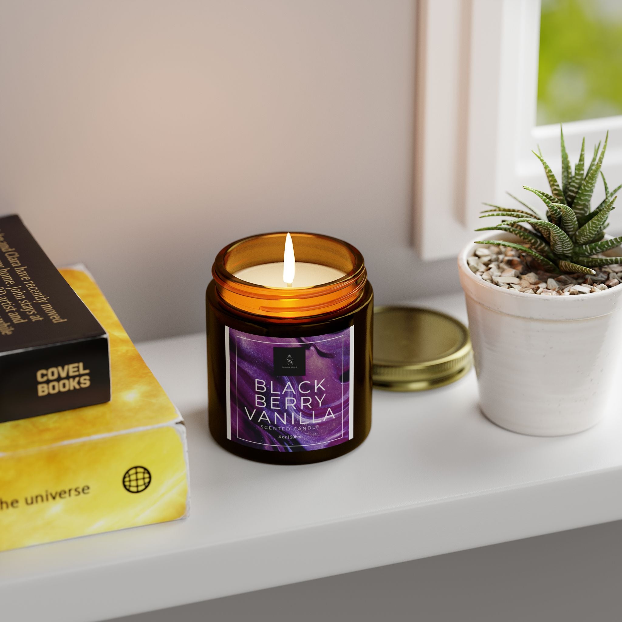 Coconut Apricot Scented Candle | Relaxing Aroma, Home Fragrance, Gifts for Her, Cozy Decor, Spa Essential