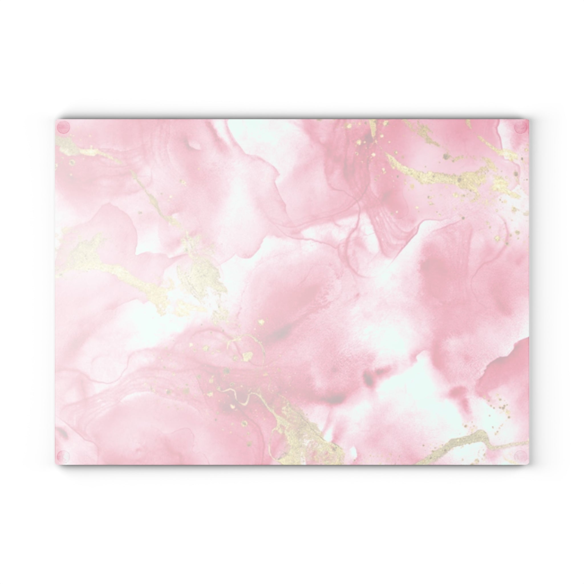 Elegant Pink Marble Glass Cutting Board | Kitchen Decor, Wedding Gift, Housewarming, Cooking Utensil, Unique Gift Idea