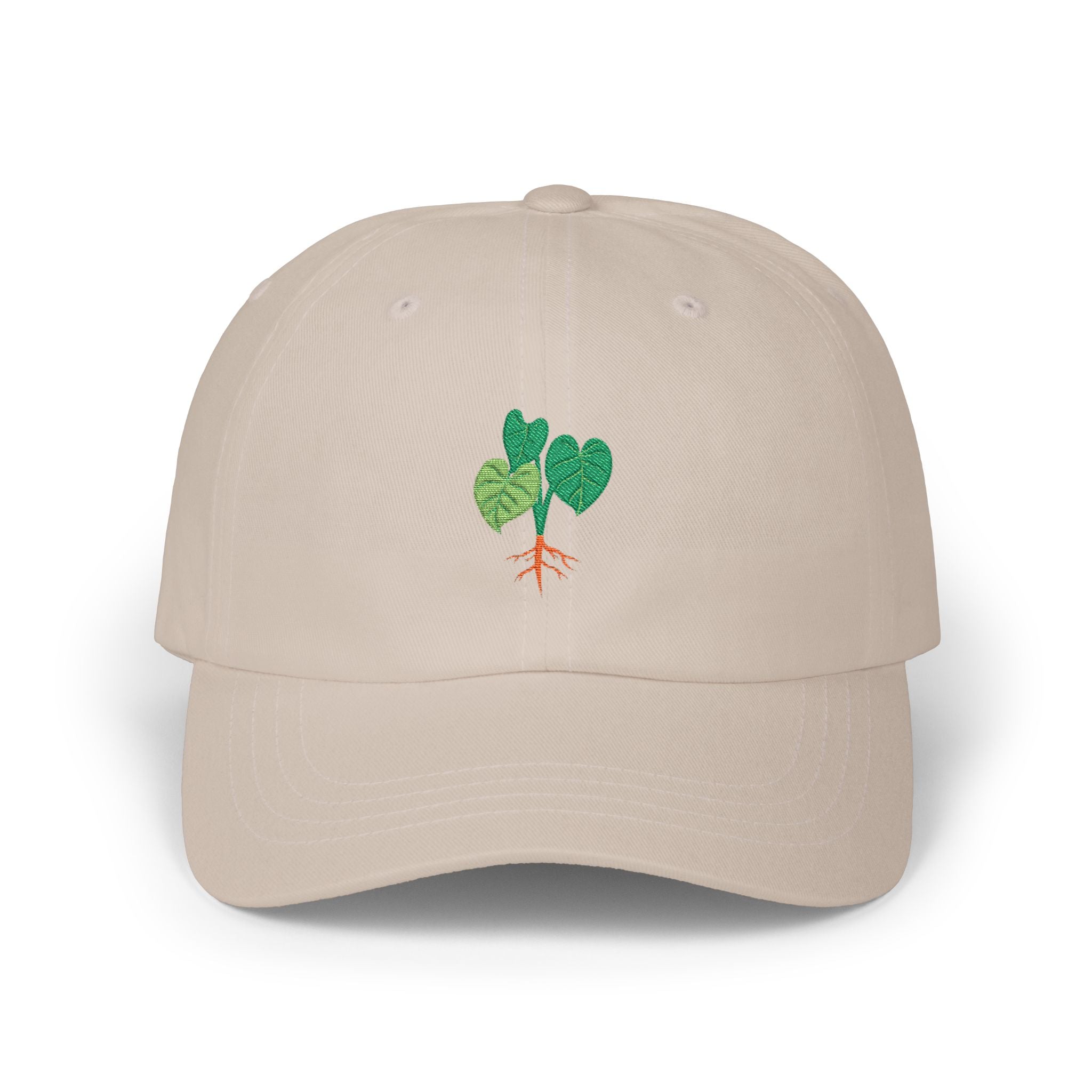 Kalo(taro leaf) Classic Dad Cap | Casual Green Leaf Hat, Gift for Dads, Gardening Enthusiasts, Outdoor Lovers, Eco-Friendly Fashion