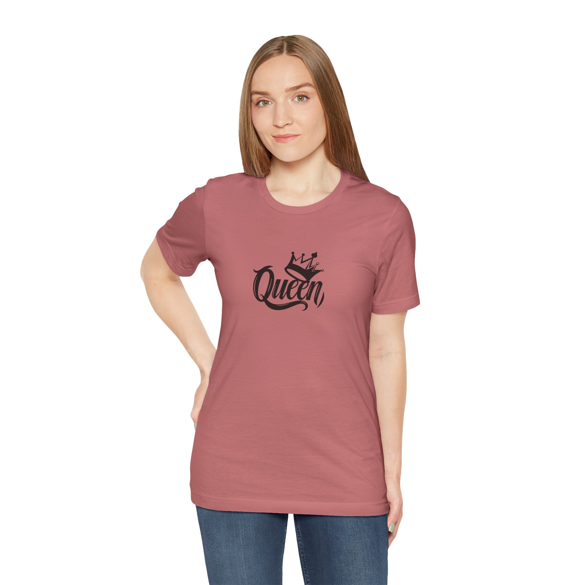Queen Graphic Tee, Stylish Unisex T-Shirt, Perfect Gift for Her, Casual Wear, Birthday Present, Queen Crown Design