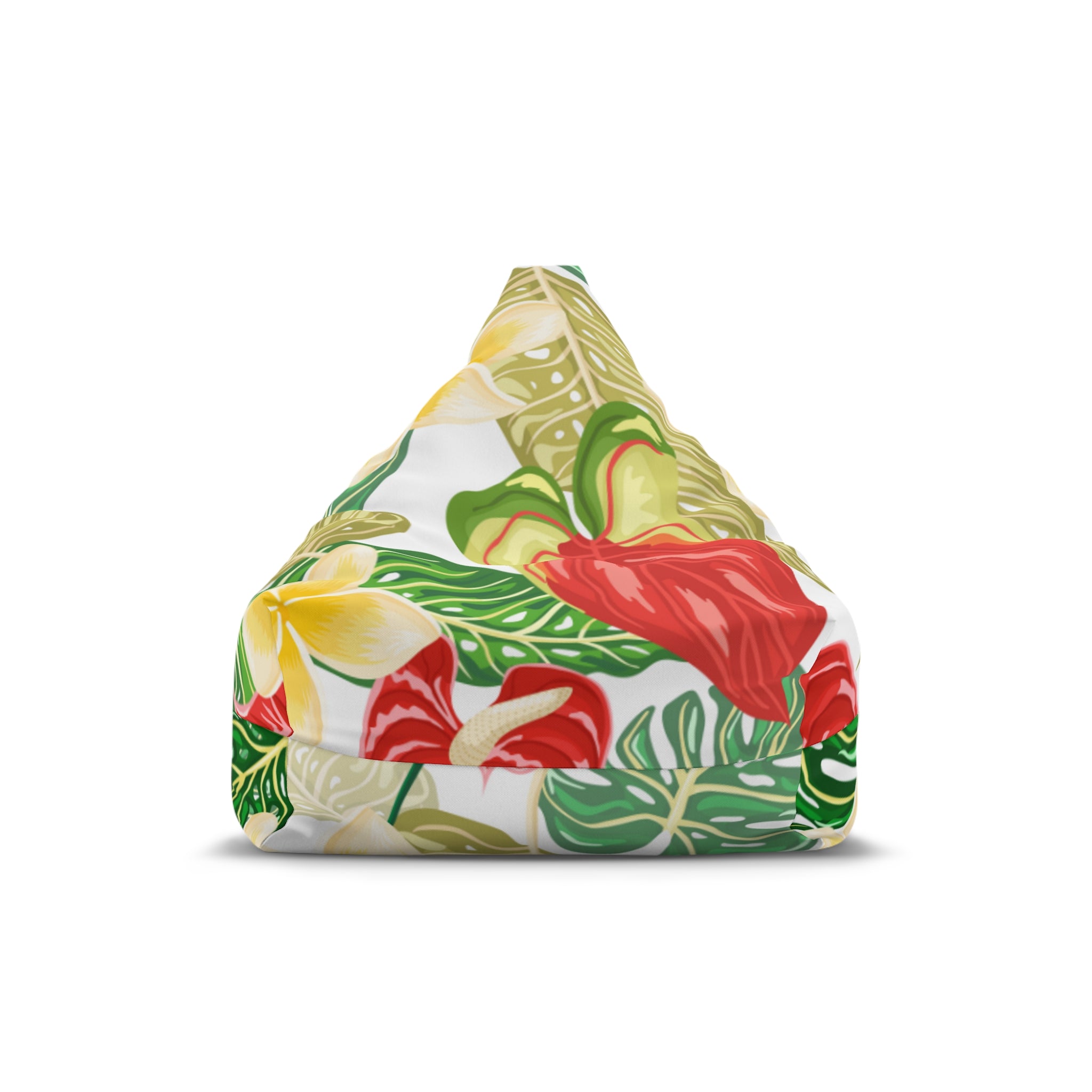 Tropical Bean Bag Chair Cover, Indoor Lounger, Fun Home Decor, Cozy Reading Nook, Summer Vibes, Gift for Kids