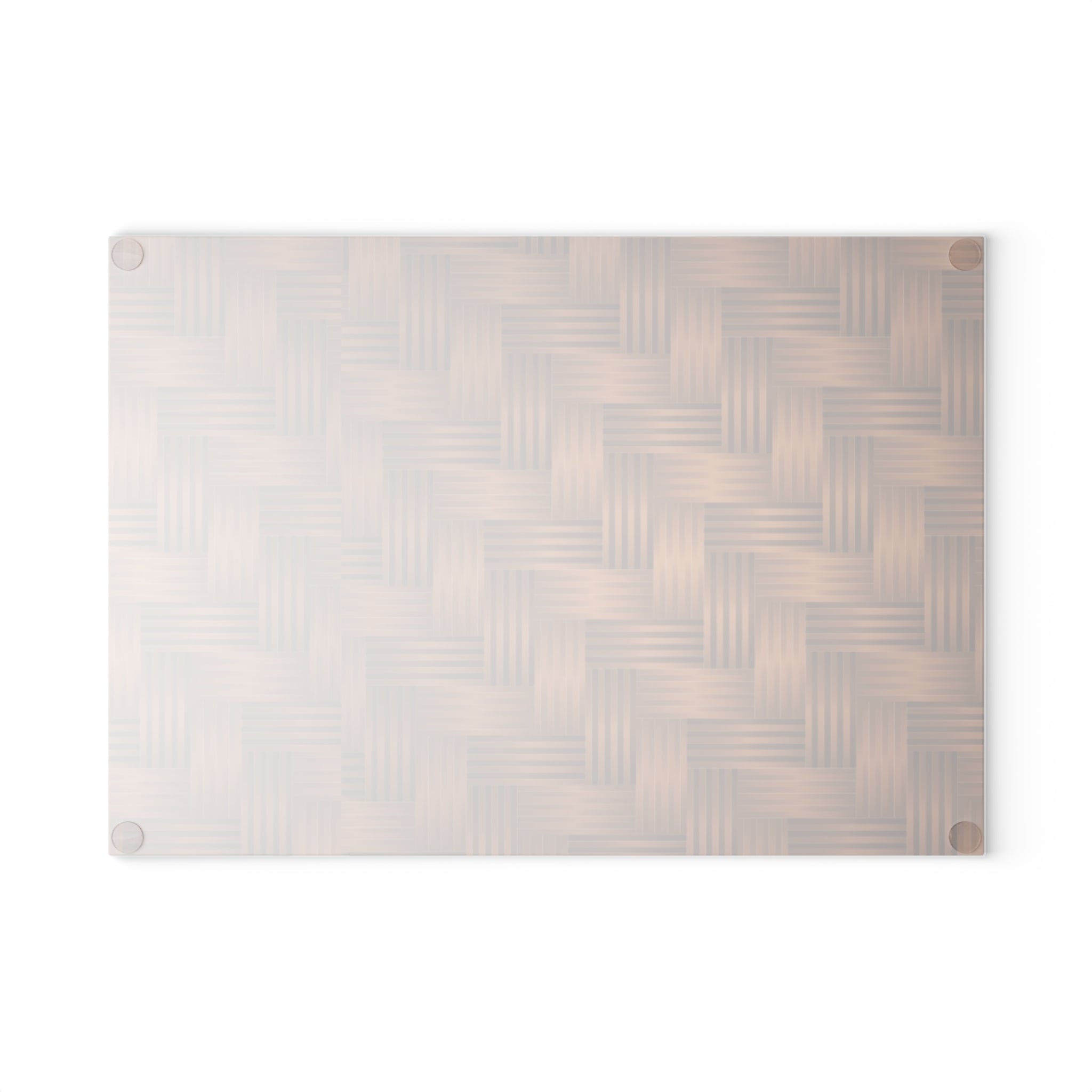 Stylish Glass Cutting Board with Woven Design, Kitchen Decor, Gift for Chefs, Housewarming Present, Elegant Cooking Accessory