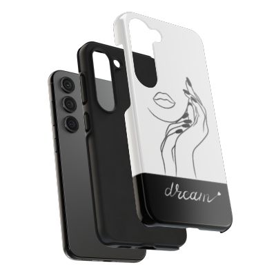 Stylish Dream Phone Case, Tough iPhone Cases, Trendy Smartphone Protectors, Unique Phone Covers, Artful Mobile Accessories
