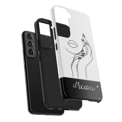 Stylish Dream Phone Case, Tough iPhone Cases, Trendy Smartphone Protectors, Unique Phone Covers, Artful Mobile Accessories