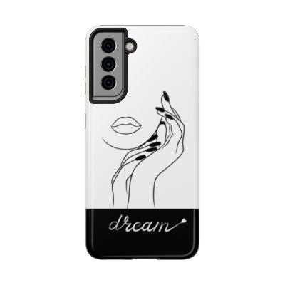 Stylish Dream Phone Case, Tough iPhone Cases, Trendy Smartphone Protectors, Unique Phone Covers, Artful Mobile Accessories