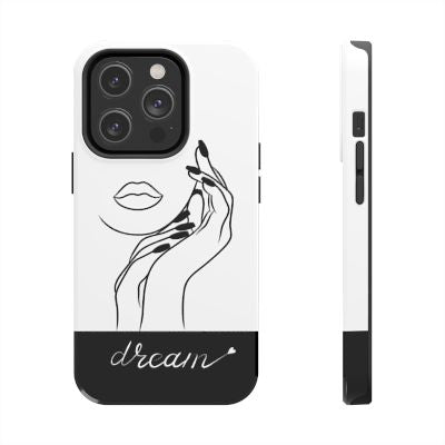 Stylish Dream Phone Case, Tough iPhone Cases, Trendy Smartphone Protectors, Unique Phone Covers, Artful Mobile Accessories