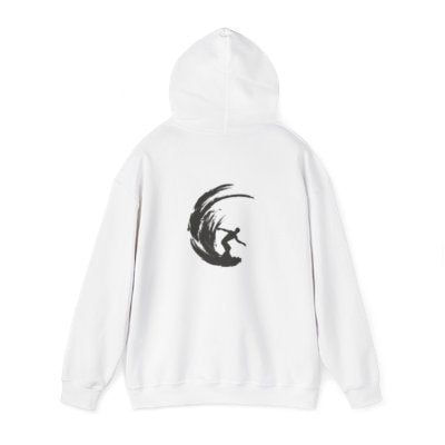 Surfing Vibes Unisex Heavy Blend™ Hooded Sweatshirt - Ocean Lover, Beach Style, Gift for Surfers, Casual Wear, Summer Apparel