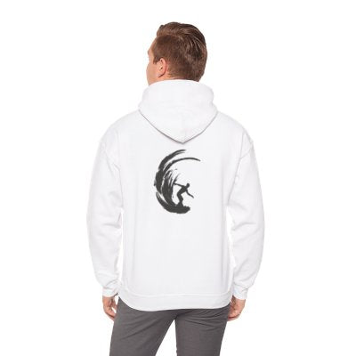 Surfing Vibes Unisex Heavy Blend™ Hooded Sweatshirt - Ocean Lover, Beach Style, Gift for Surfers, Casual Wear, Summer Apparel