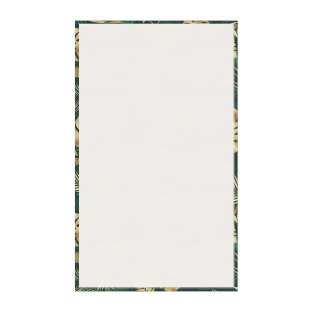 Hawaiian Tropical Monstera Leaf Tea Towels (cotton, poly)