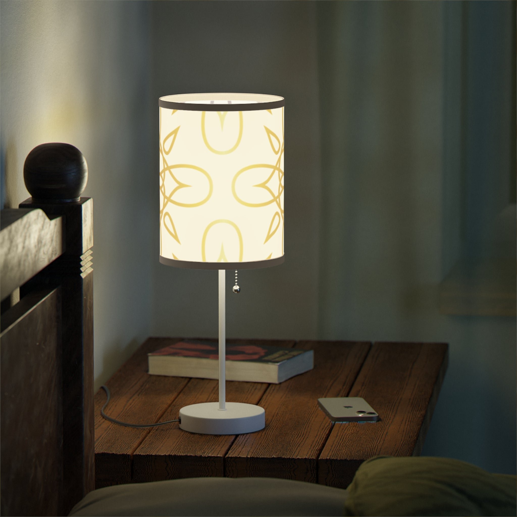 Elegant Floral Table Lamp, Modern Home Decor, Bedroom Nightlight, Stylish Gift, Office Lighting, Unique Design