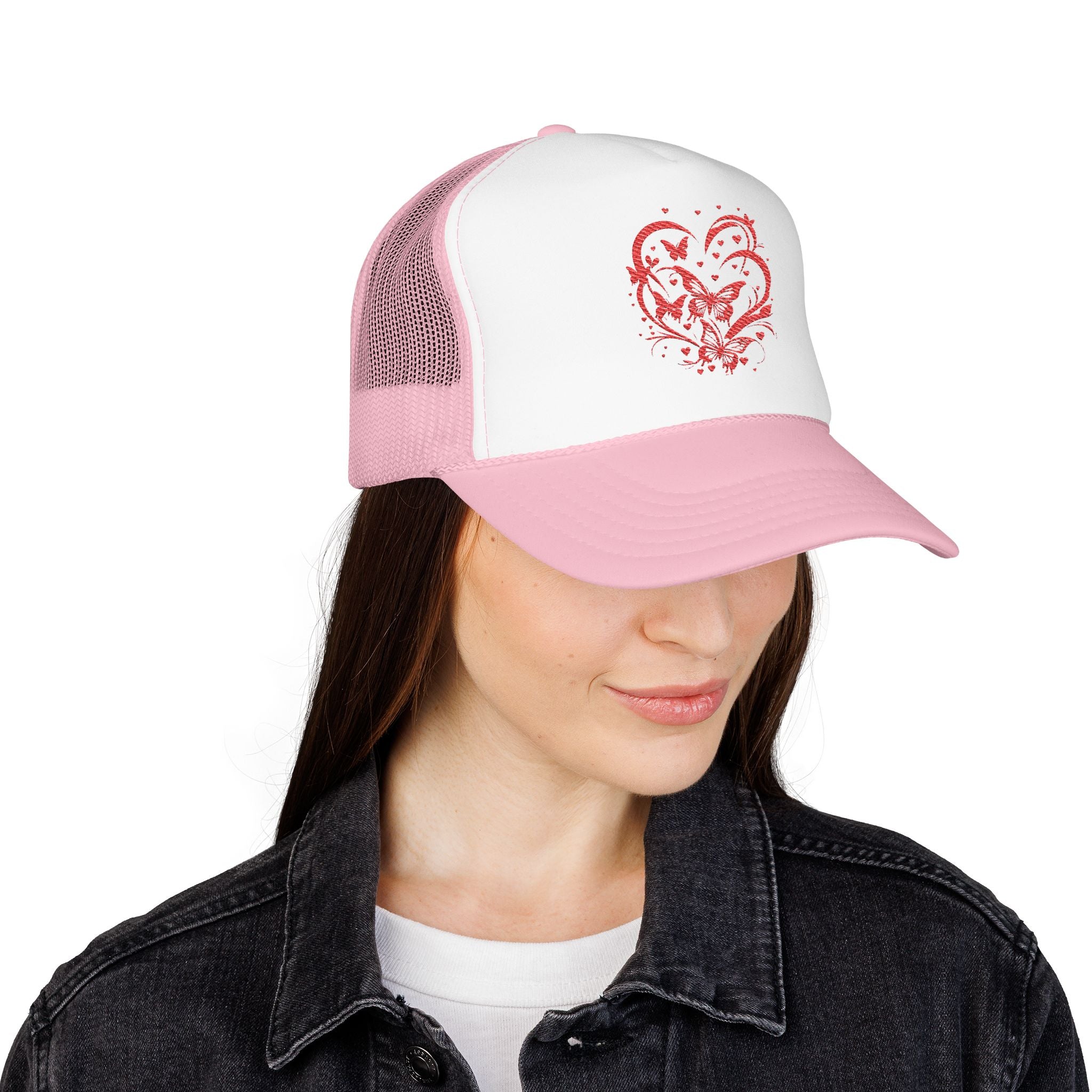 Embroidered Foam Trucker Hat, Trendy Caps, Casual Hat for Summer, Outdoor Activities, Gift for Him/Her, Holiday Essentials