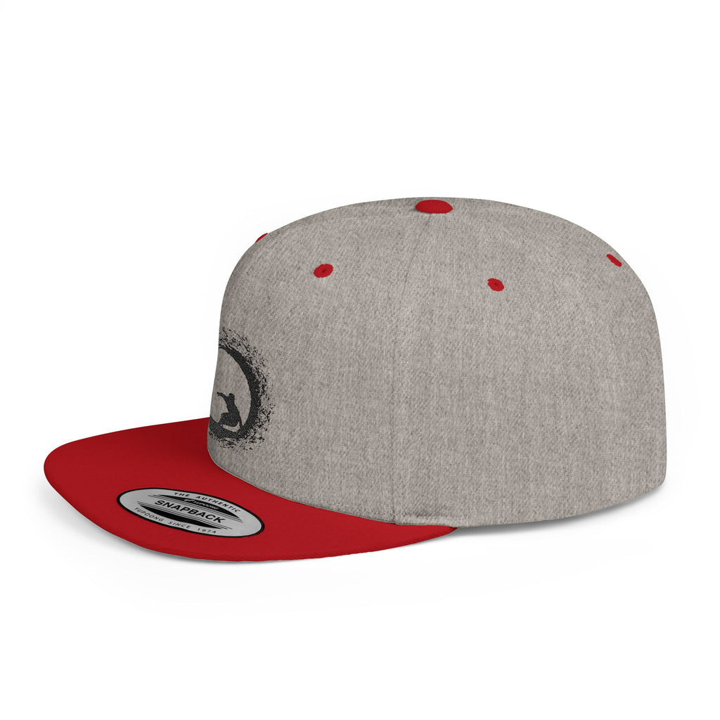 Surfing Flat Bill Snapback Hat, Beachwear Gift, Trendy Hats for Summer, Cool Men's Accessories, Outdoor Adventure Gear