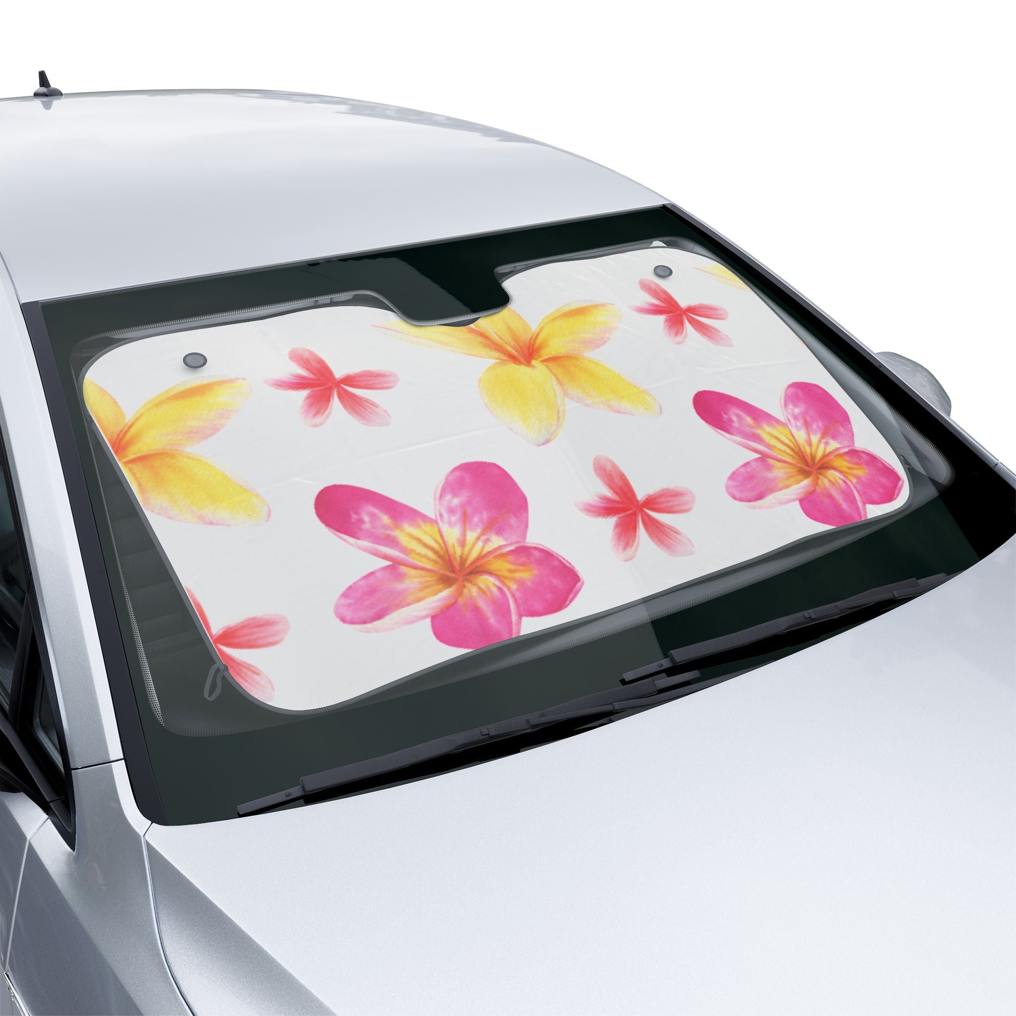Tropical Floral Car Sun Shades - Brighten Your Drive with Plumeria Designs, Auto Accessories, Sun Protection, Summer Vibes, Gift for [...]